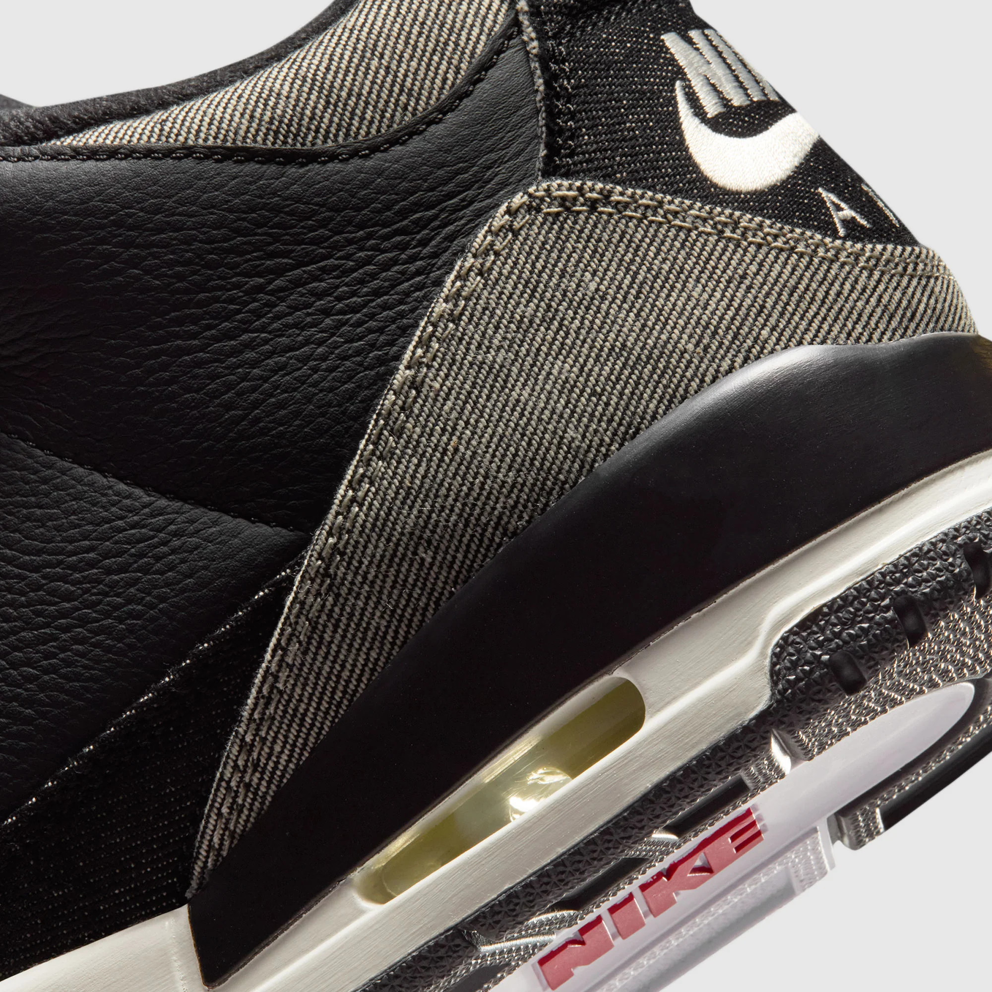 Air Jordan 3 x LeviāsĀ®
Black Denim Sneakers - Image 5