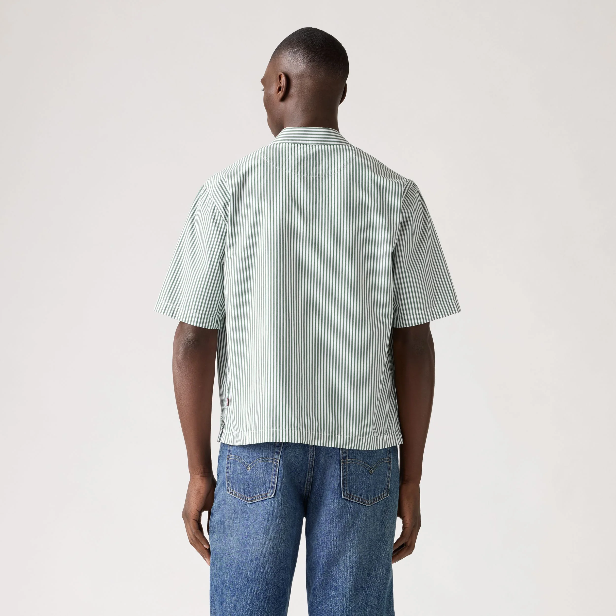 Levi's® Men's Short-Sleeve Zandt Cropped Shirt - Image 3