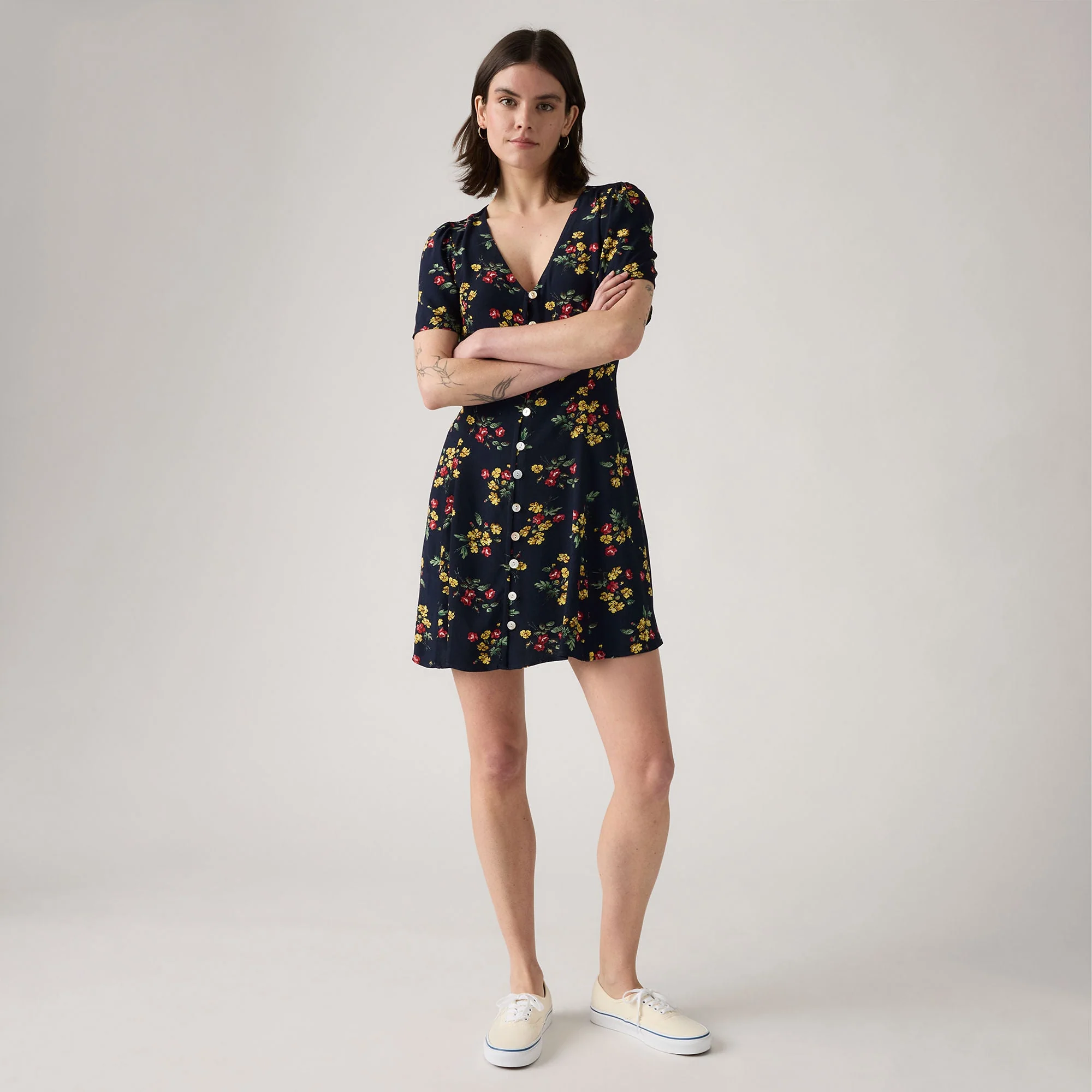 Levi's® Women's Gianni Short-Sleeve Mini Dress - Image 3