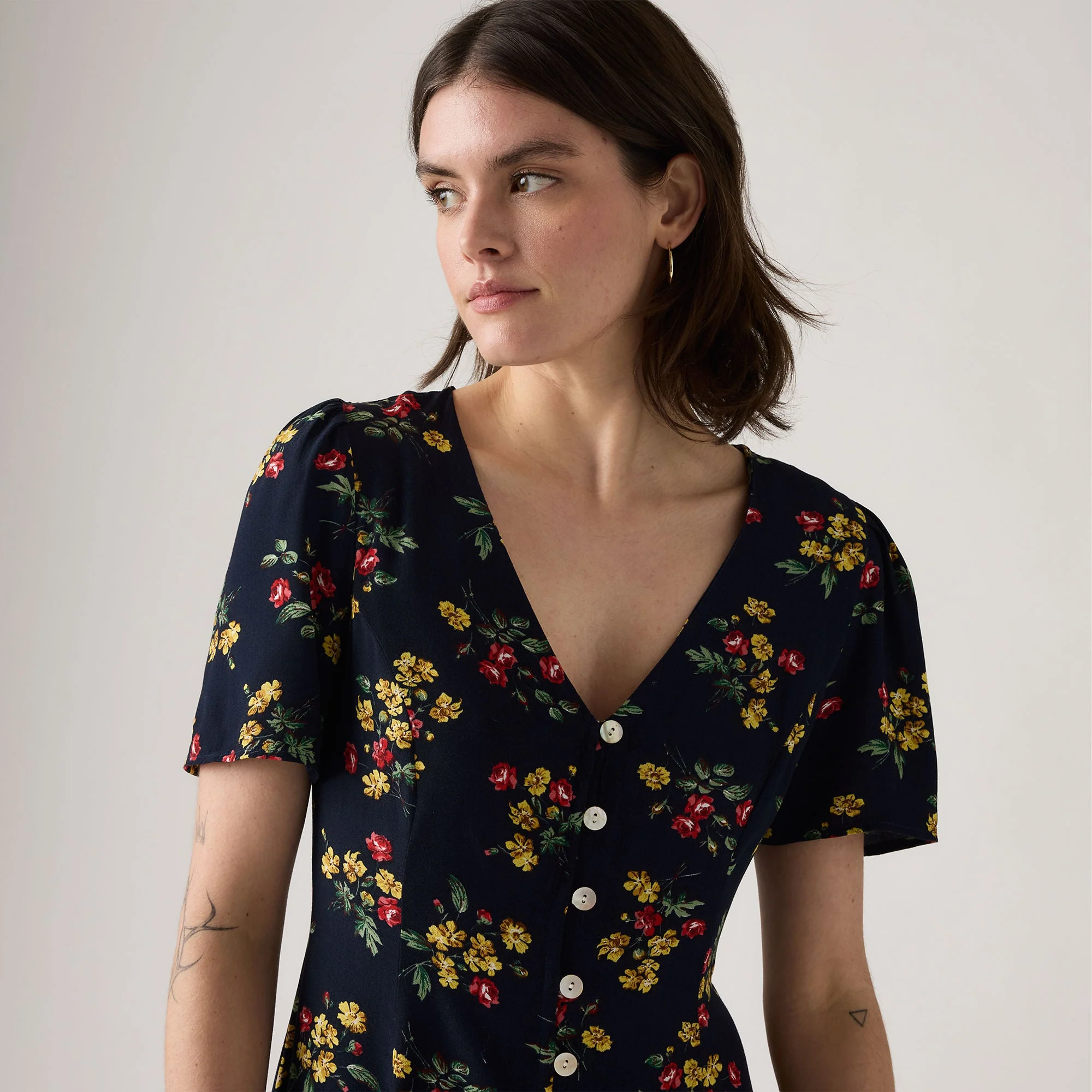 Levi's® Women's Gianni Short-Sleeve Mini Dress - Image 4