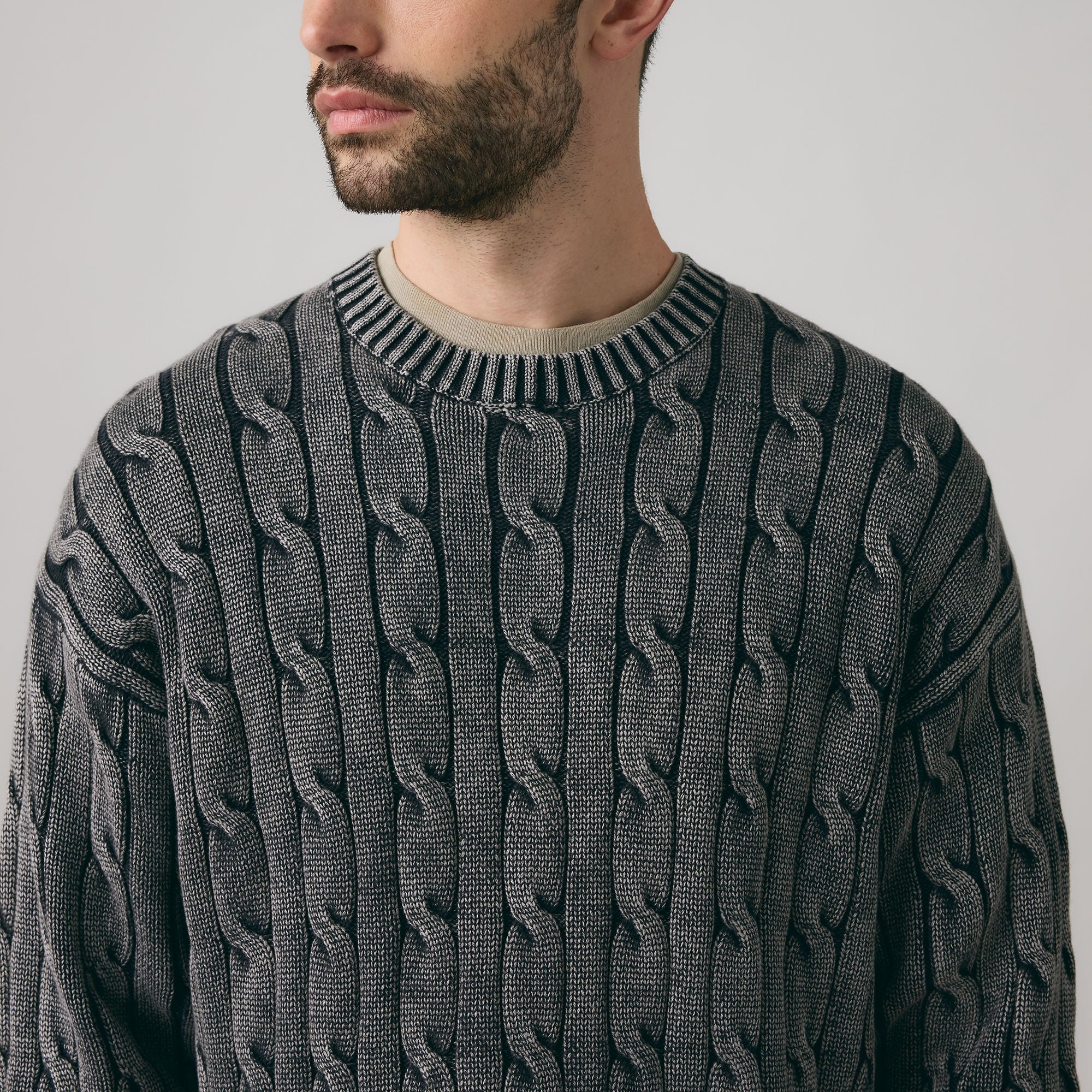 Levi's® Men's Carmel Cable Crew Sweater - Image 5