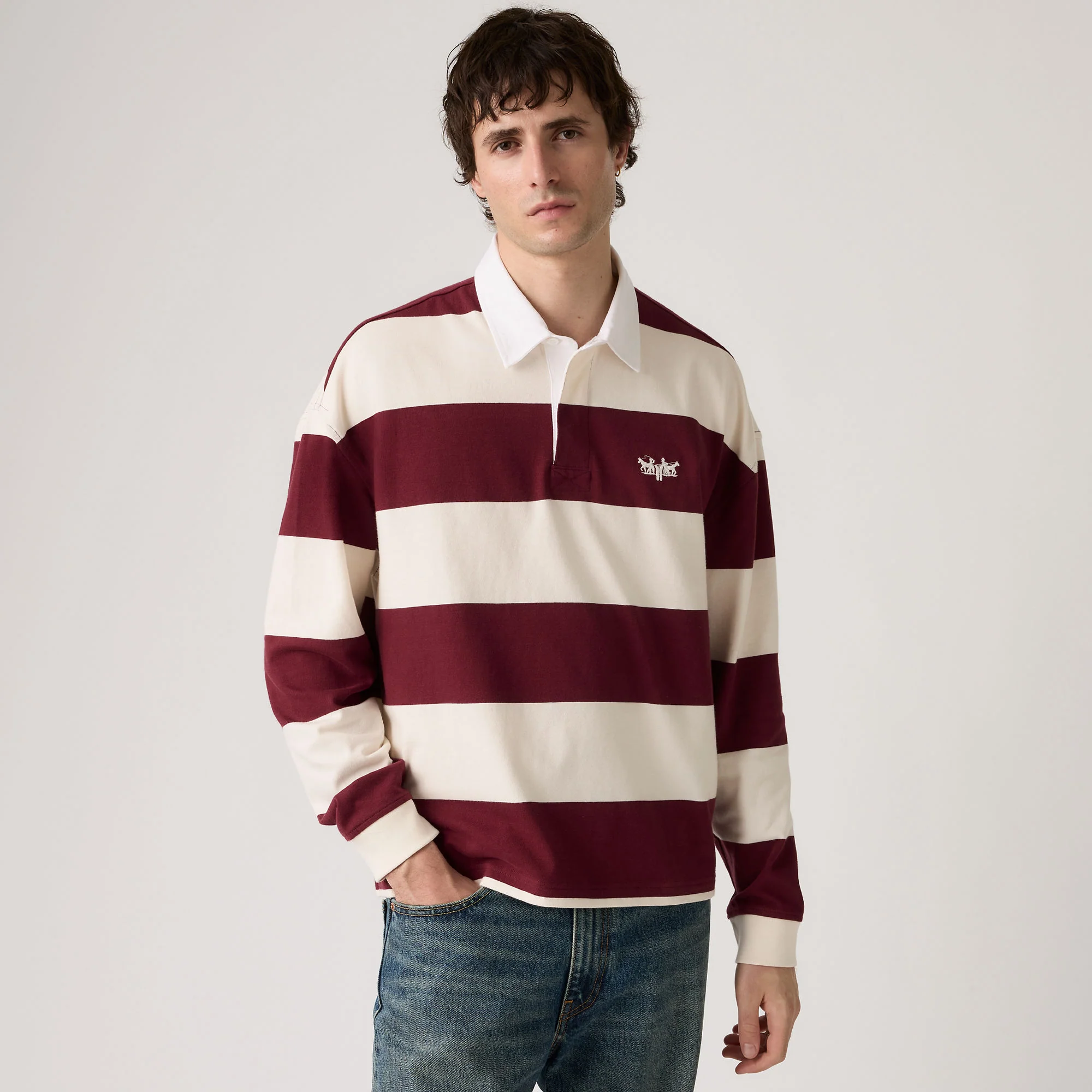 Levi's® Men's Hudson Boxy Rugby Shirt