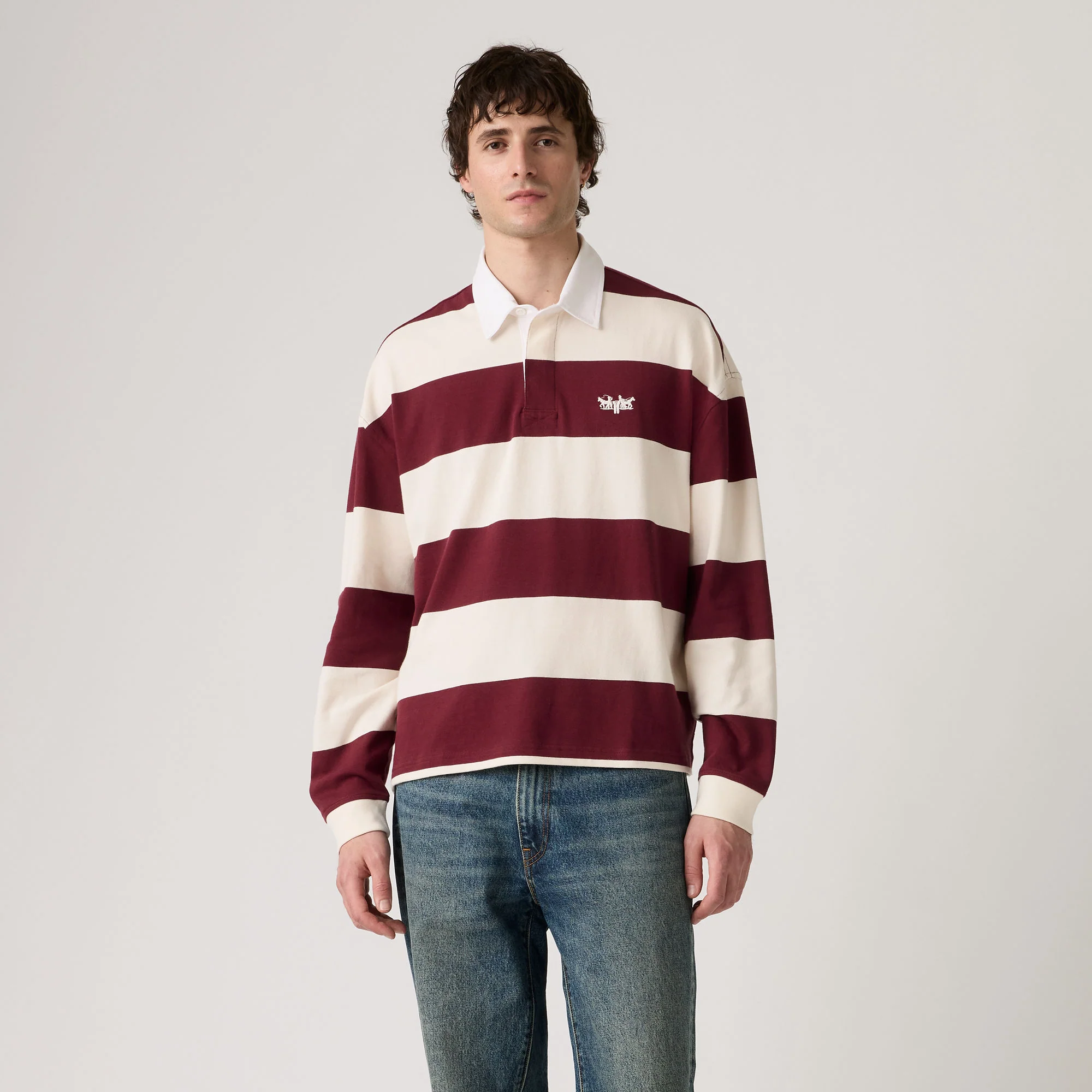 Levi's® Men's Hudson Boxy Rugby Shirt - Image 2