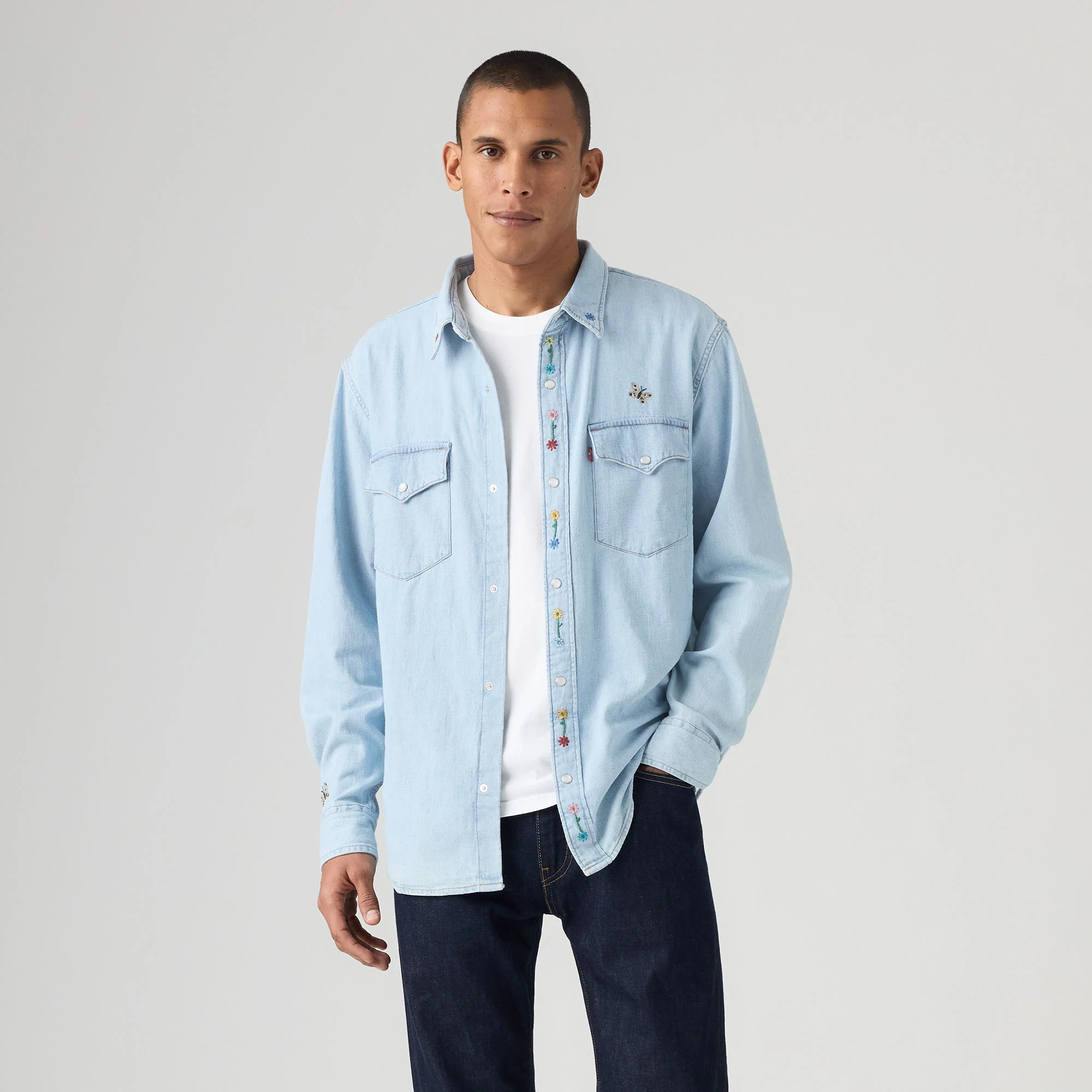 Levi'sĀ® Men's Relaxed Fit Western Shirt