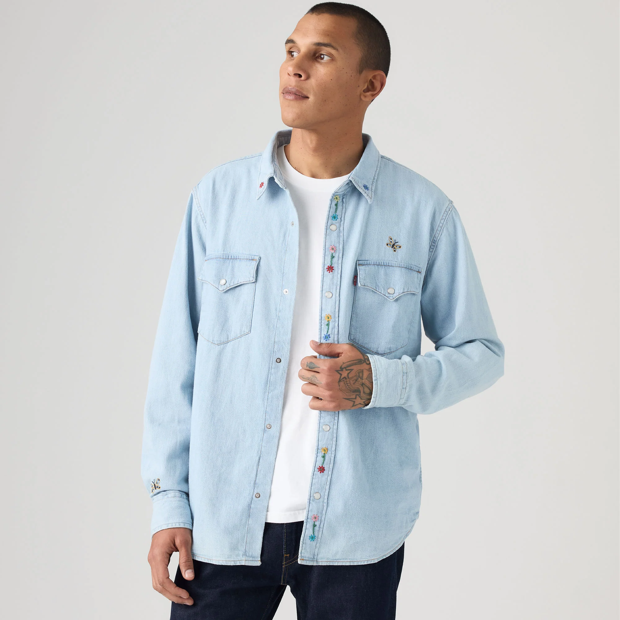 Levi'sĀ® Men's Relaxed Fit Western Shirt - Image 2