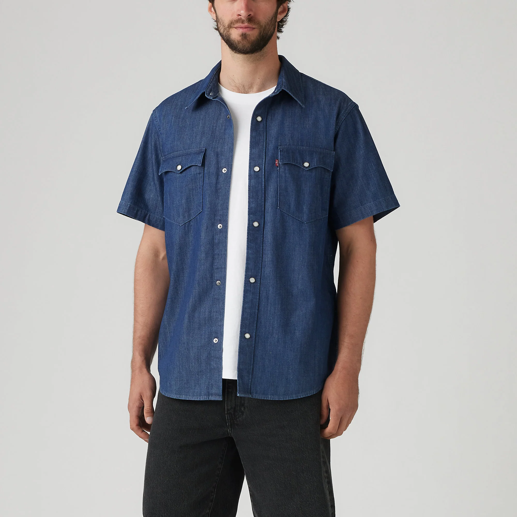 Levi'sĀ® Men's Short-Sleeve Relaxed Fit Western Shirt - Image 5
