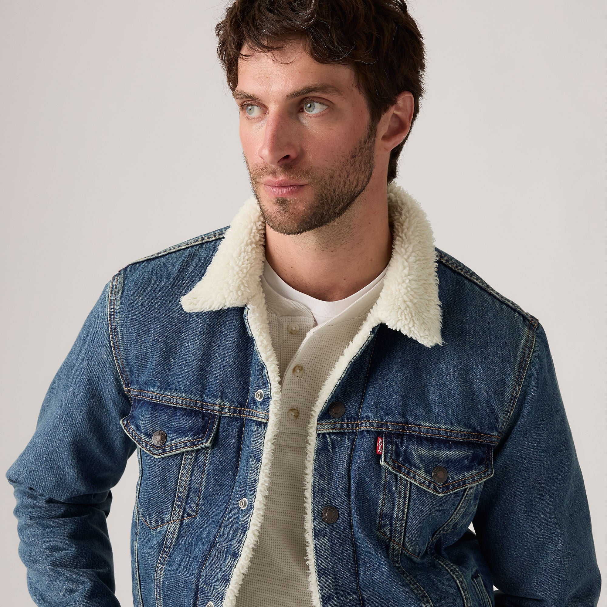 Levi's® Men's Type III Sherpa Trucker Jacket - Image 4