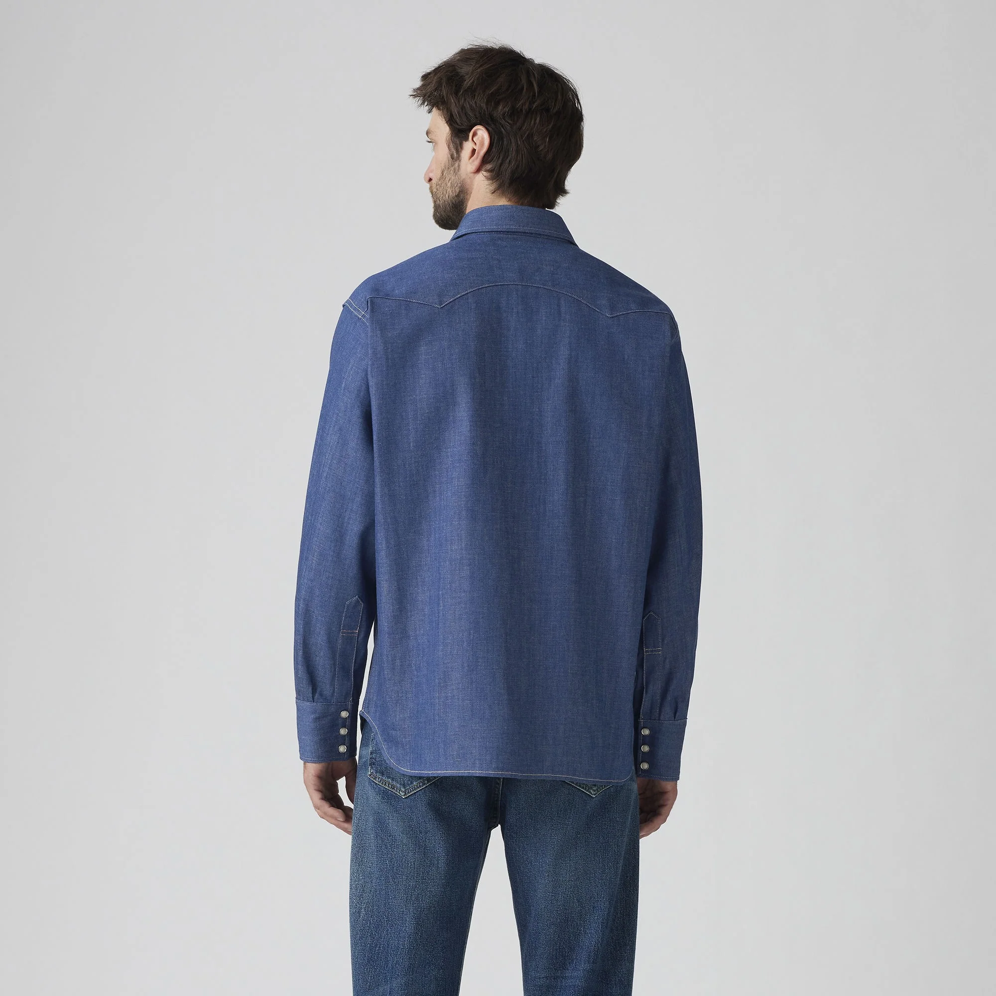 Levi'sĀ® Vintage Clothing Men's 1955 Shorthorn Sawtooth Shirt - Image 3