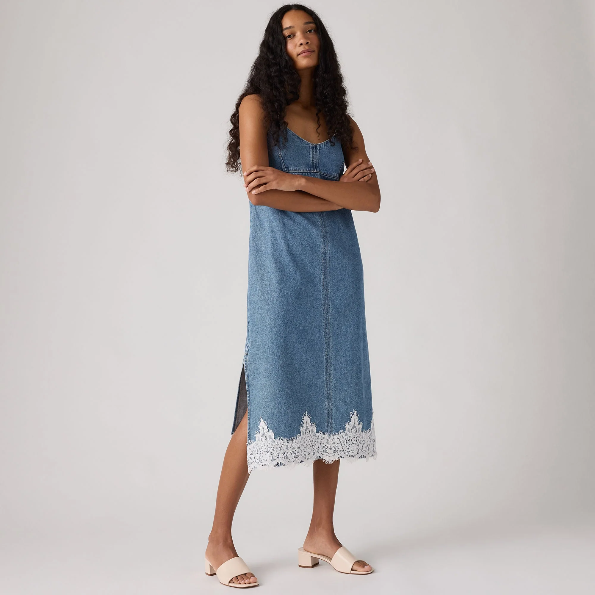 Levi's® Women's '90s Denim Slip Dress - Image 3
