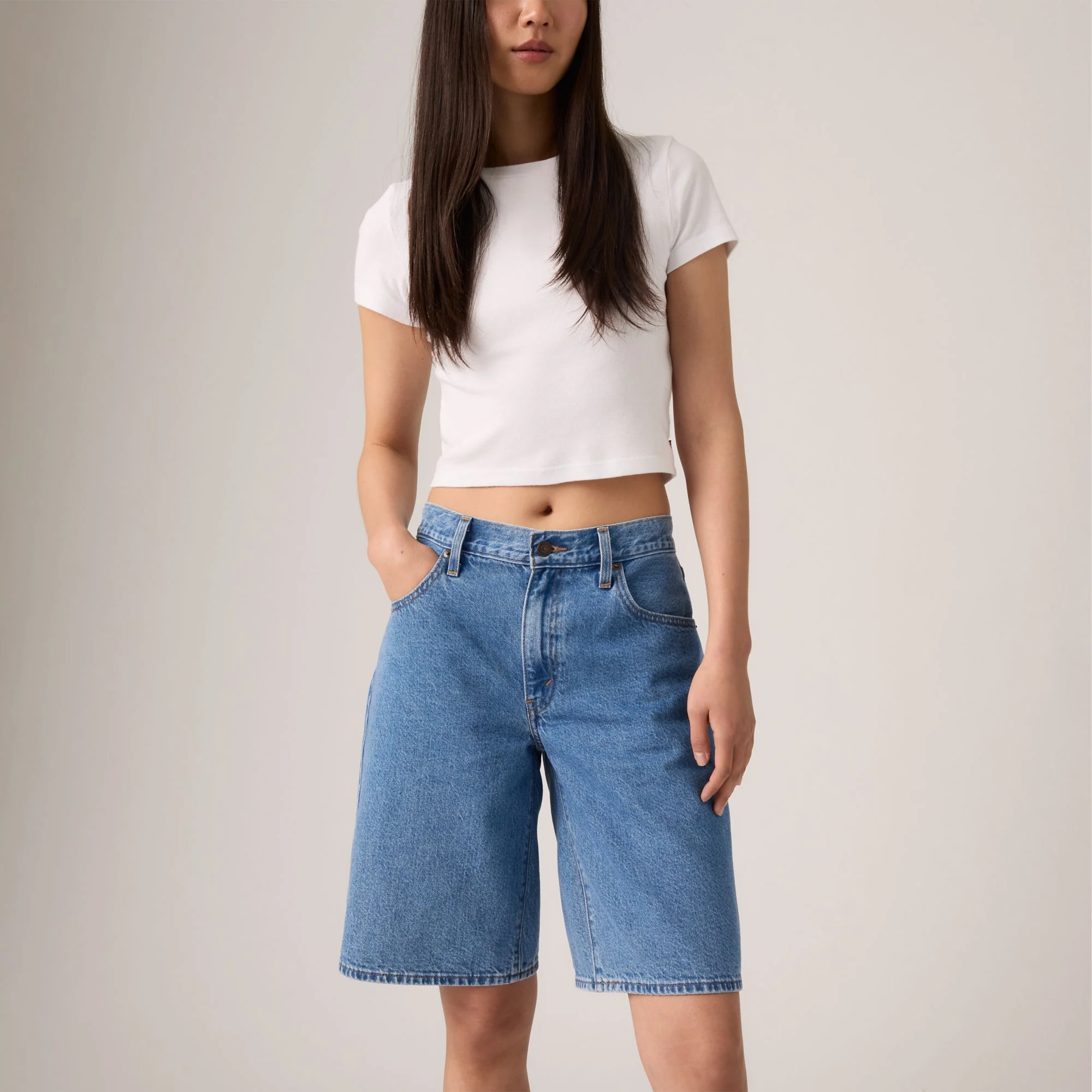 Levi'sĀ® Women's Baggy Dad Jorts - Image 5