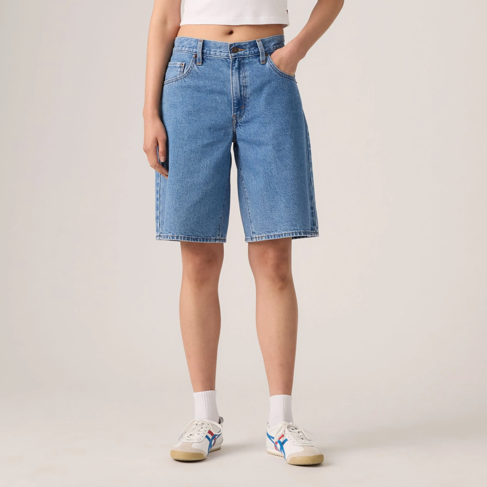 Levi'sĀ® Women's Baggy Dad Jorts - Image 6
