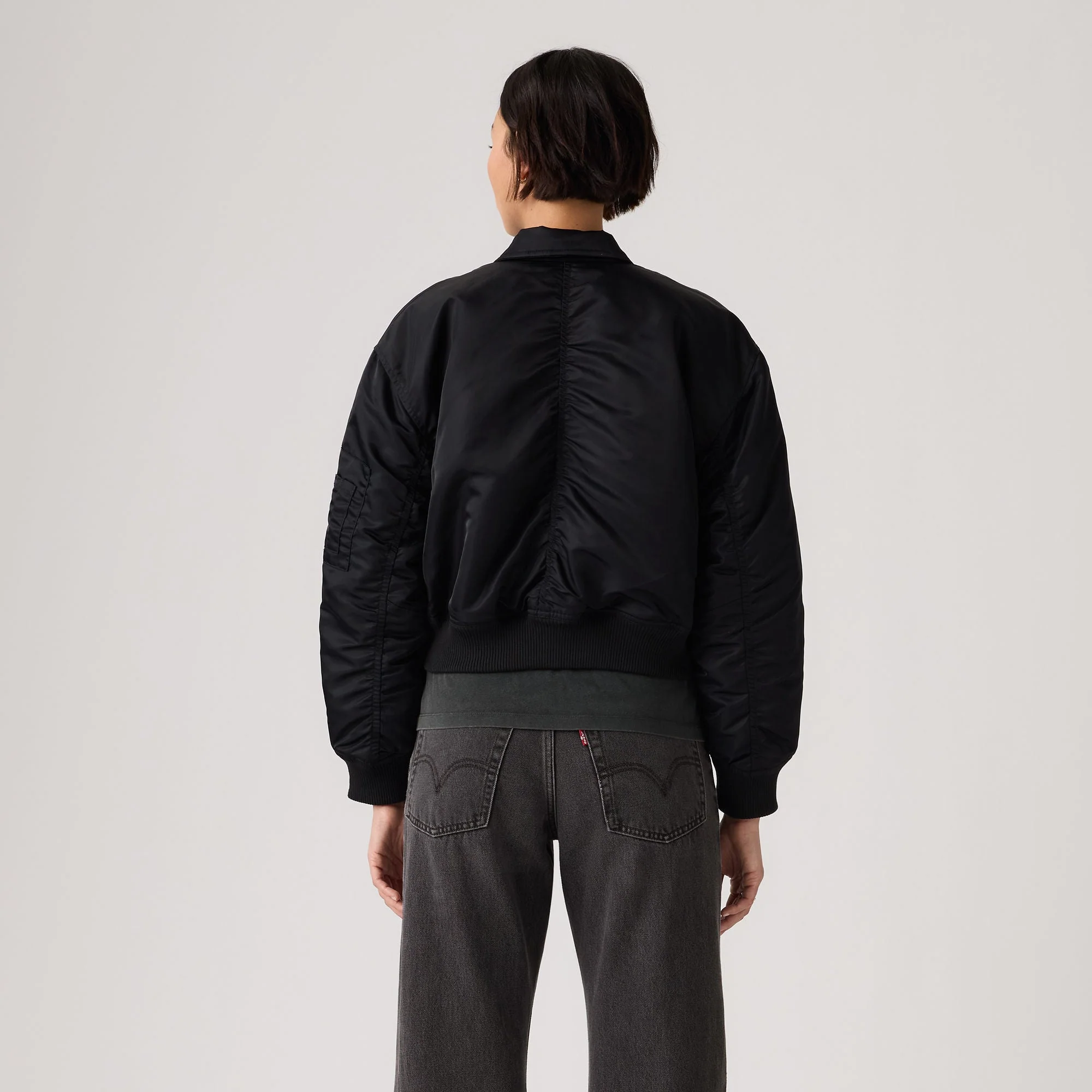 Levi's® Women's Bowie Cropped Bomber Jacket - Image 2