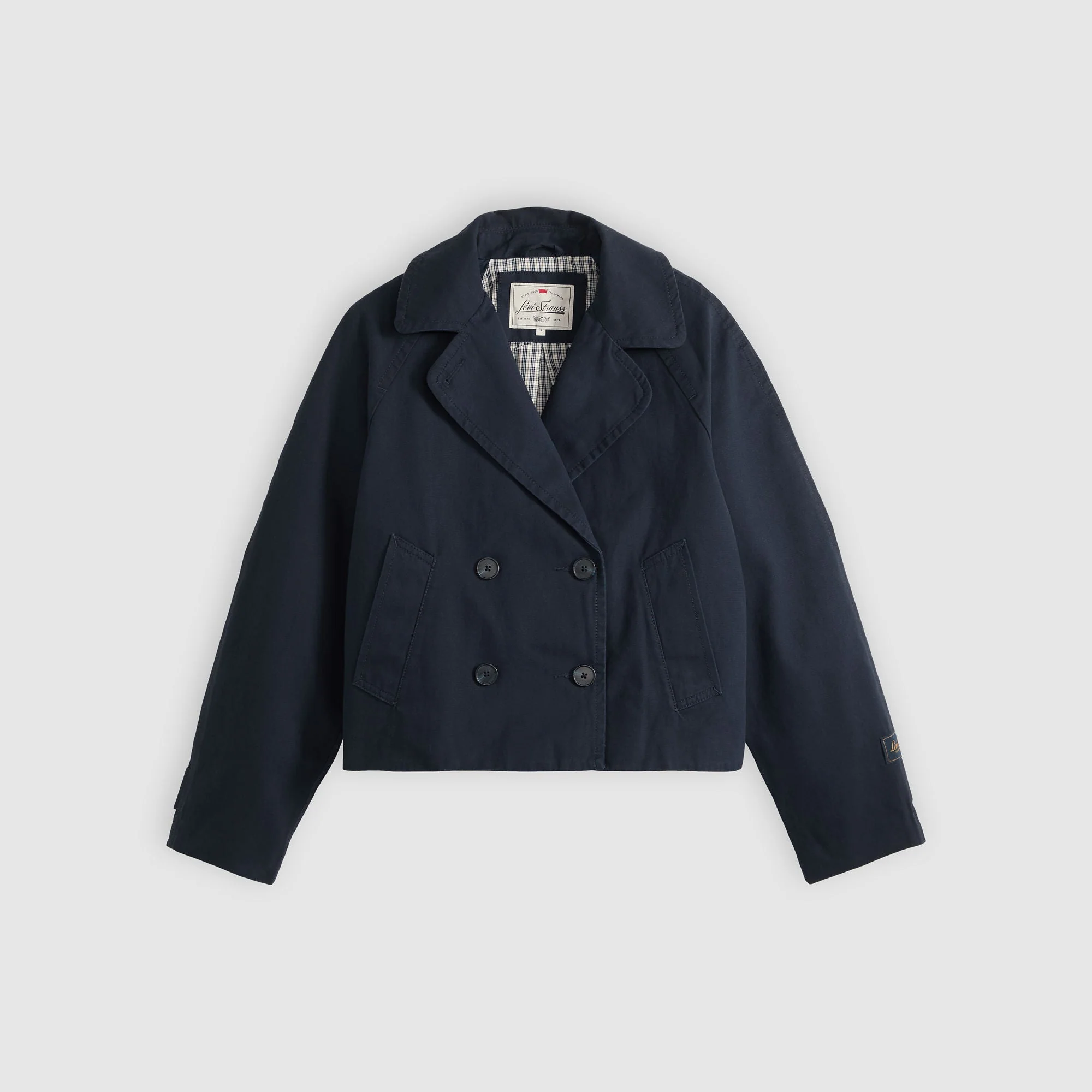 Levi's® Women's Bree Cropped Swing Trench Jacket - Image 5
