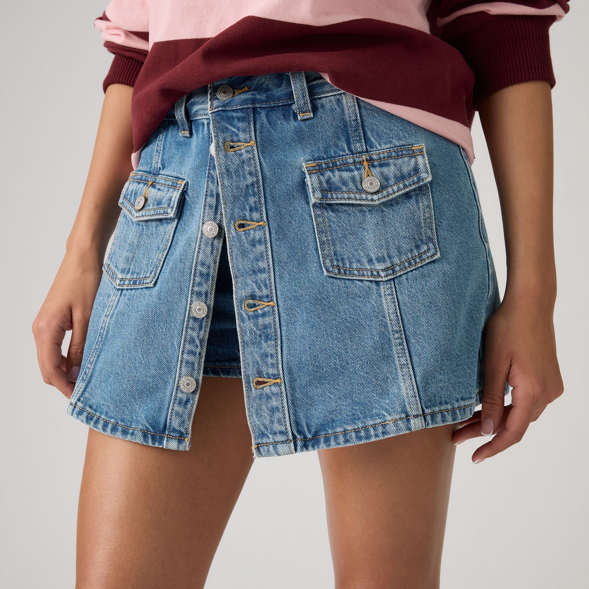 Levi's® Women's Button Front Skort - Image 6