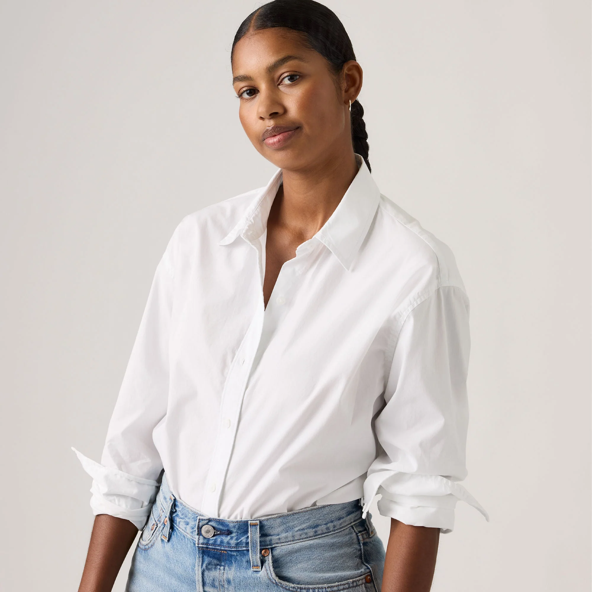 Levi's® Women's Cropped Harlie Shirt - Image 3