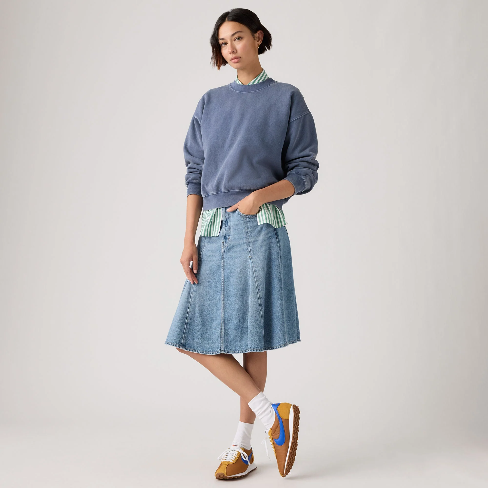 Levi's® Women's Godet Knee-Length Skirt - Image 4