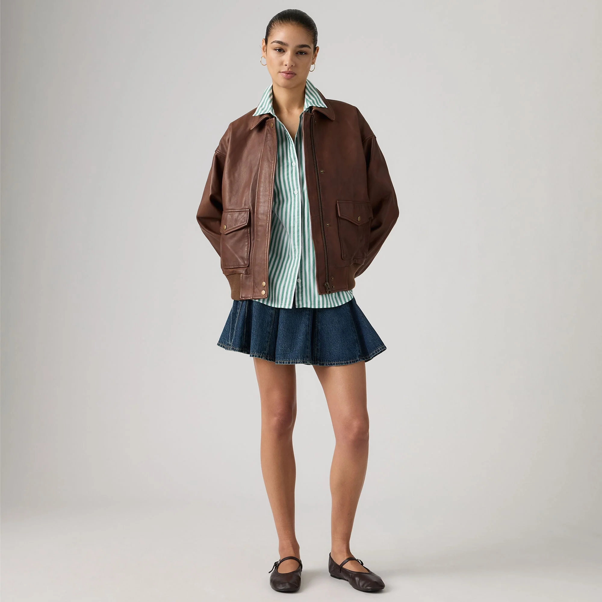 Levi'sĀ® Women's Godet Mini Skirt - Image 4