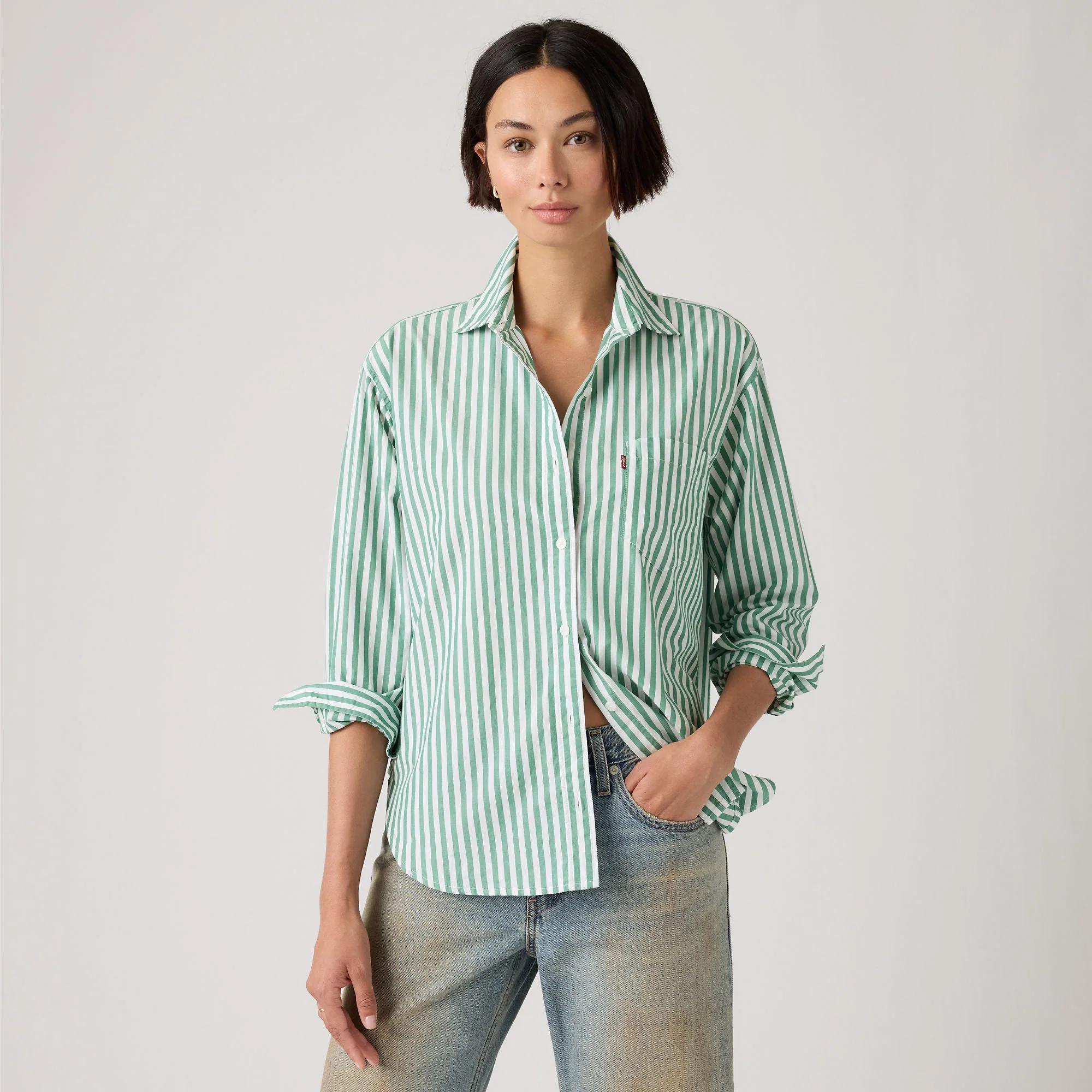Levi's® Women's Harlie Boyfriend Shirt - Image 3