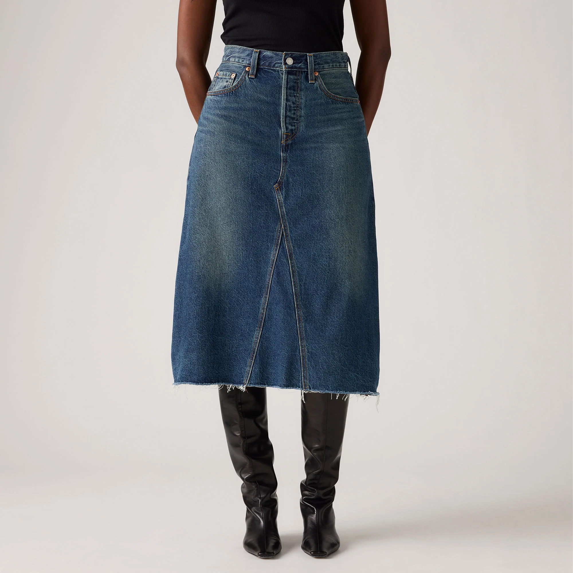 Levi's® Women's High-Rise A-Line Decon Skirt - Image 5