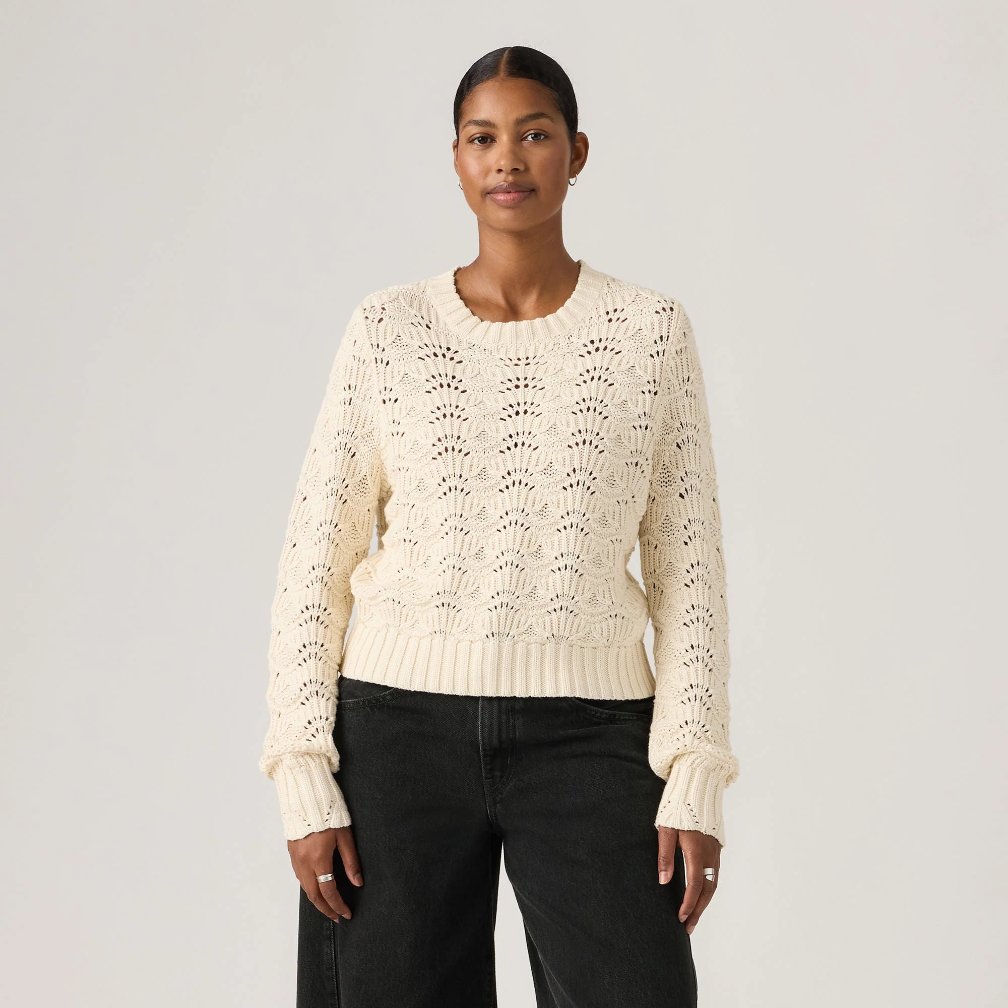 Levi's® Women's Hope Long-Sleeve Crochet Pullover