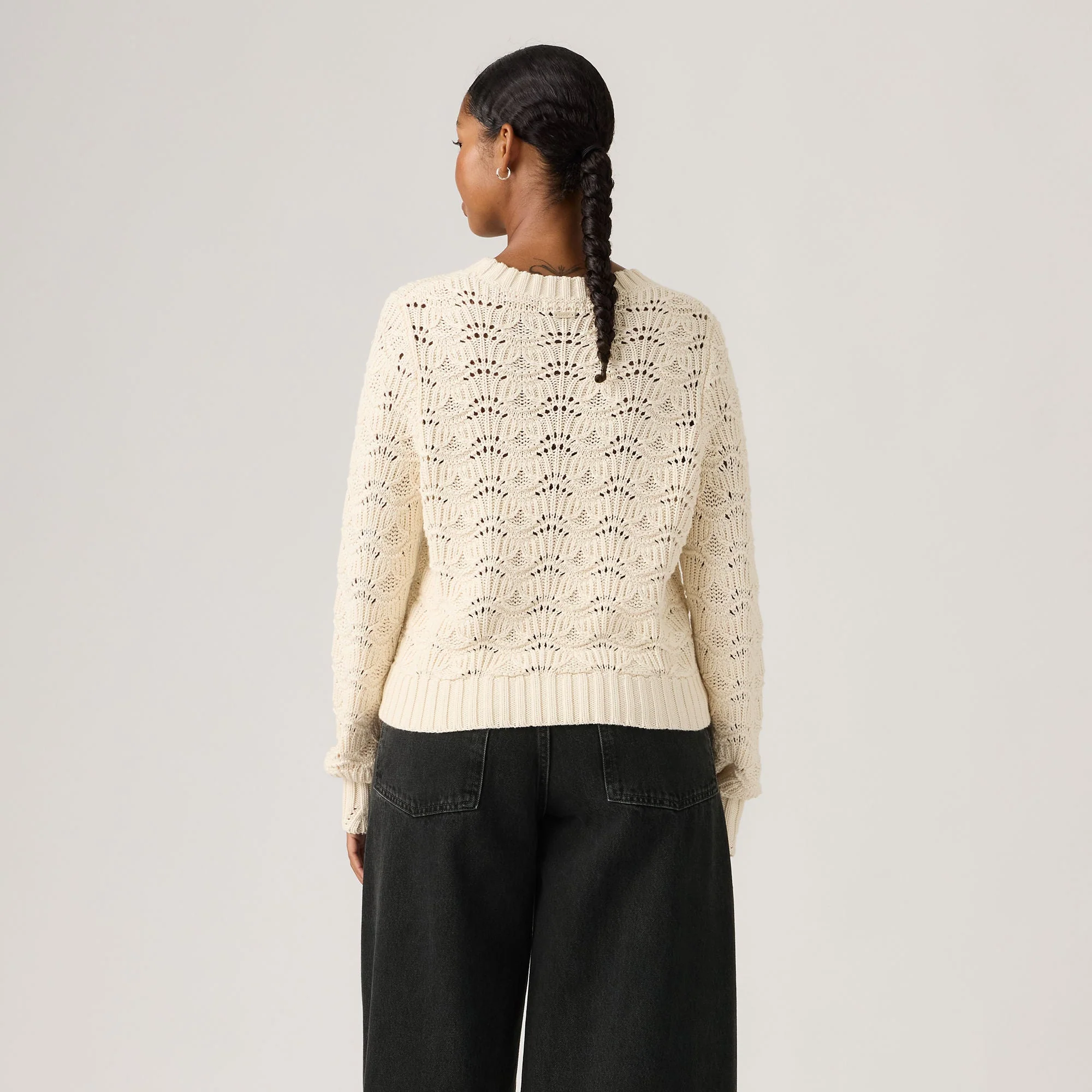 Levi's® Women's Hope Long-Sleeve Crochet Pullover - Image 2