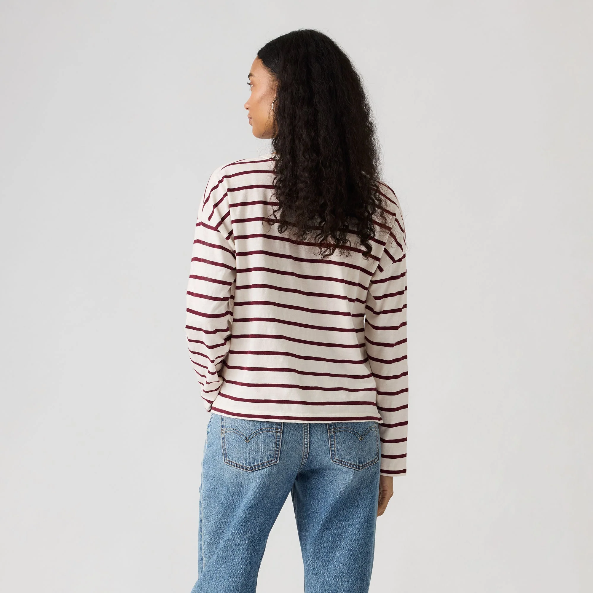 Levi's® Women's Julie Slub Long-Sleeve Tee - Image 2