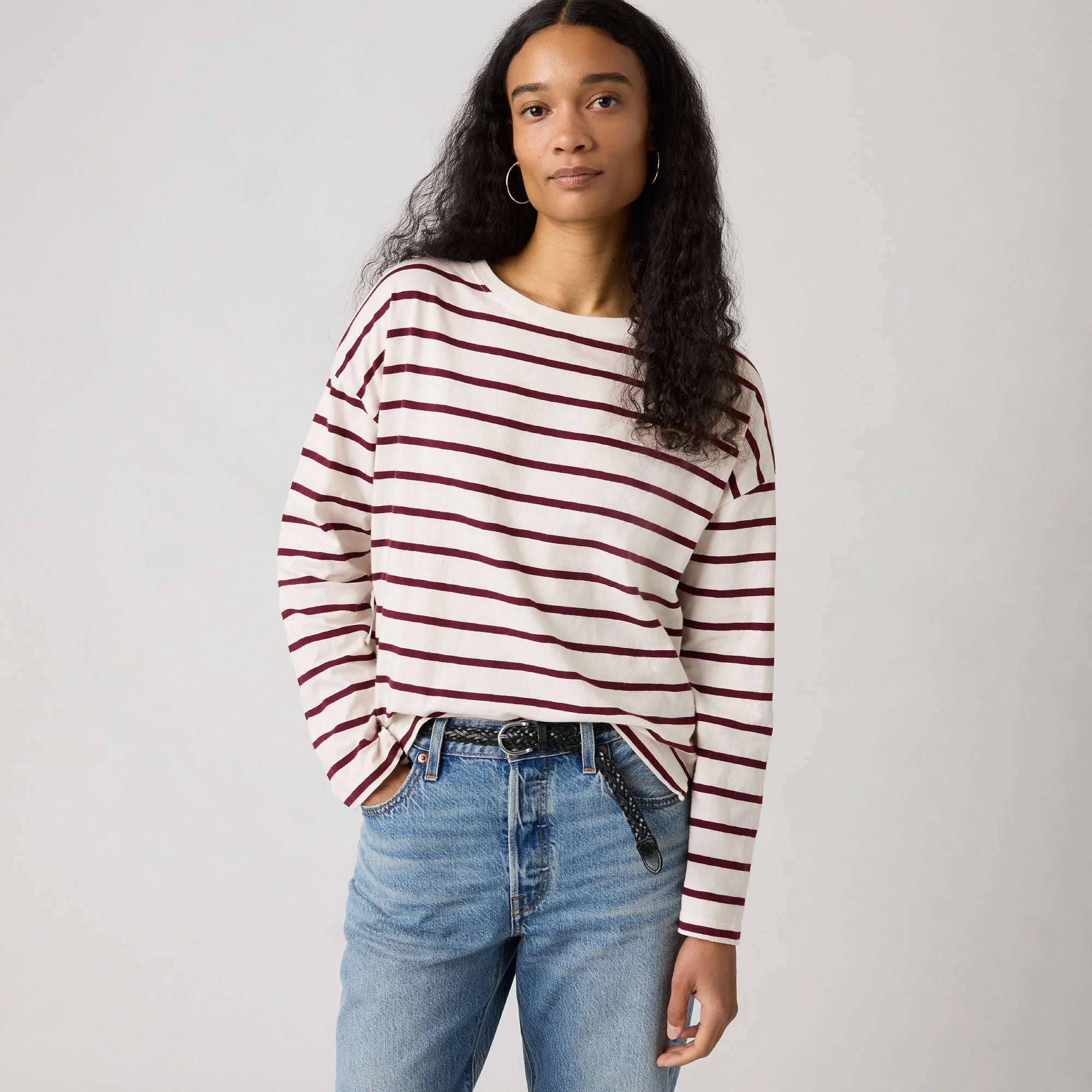 Levi's® Women's Julie Slub Long-Sleeve Tee - Image 3