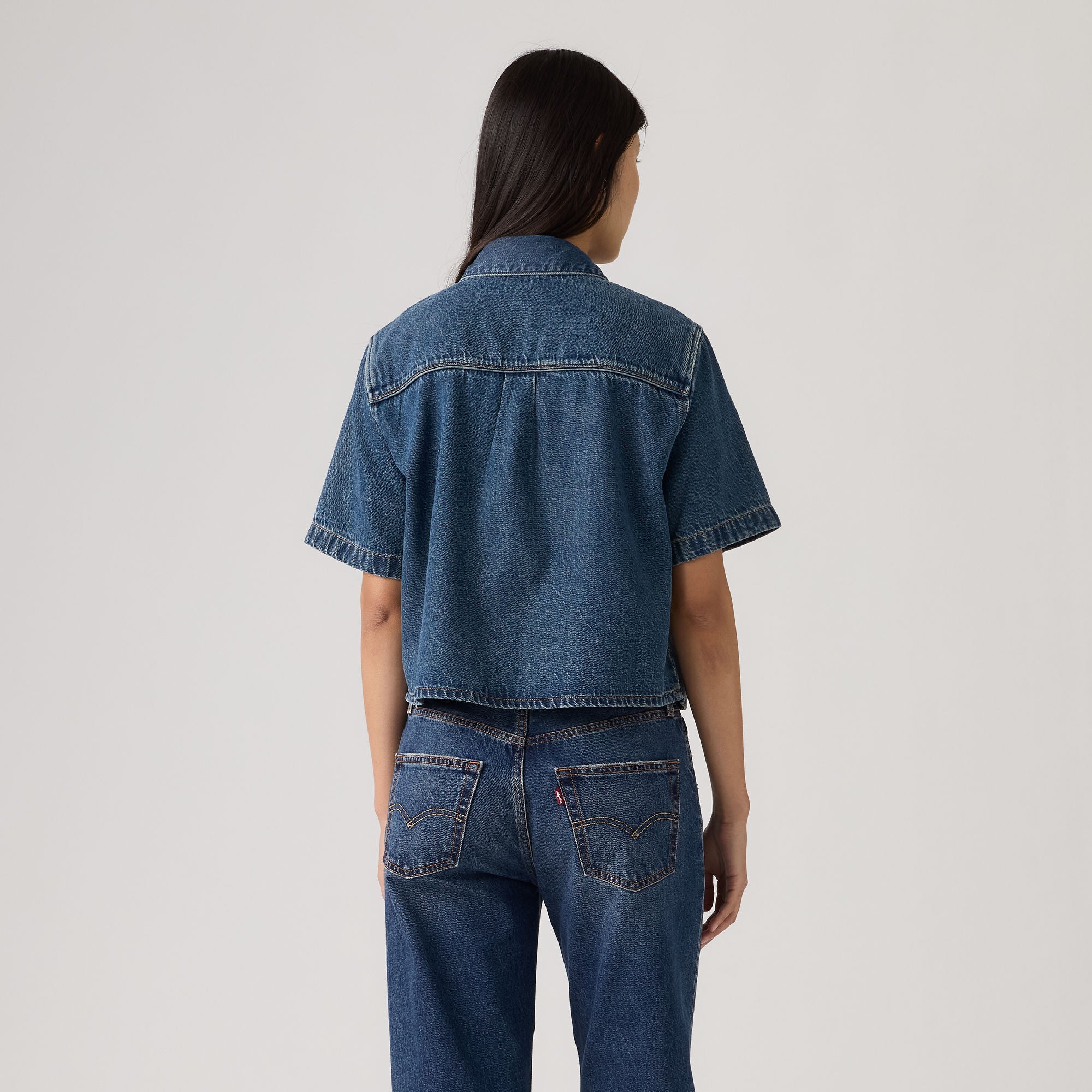 Levi's® Women's Logan Short-Sleeve Denim Shirt - Image 2