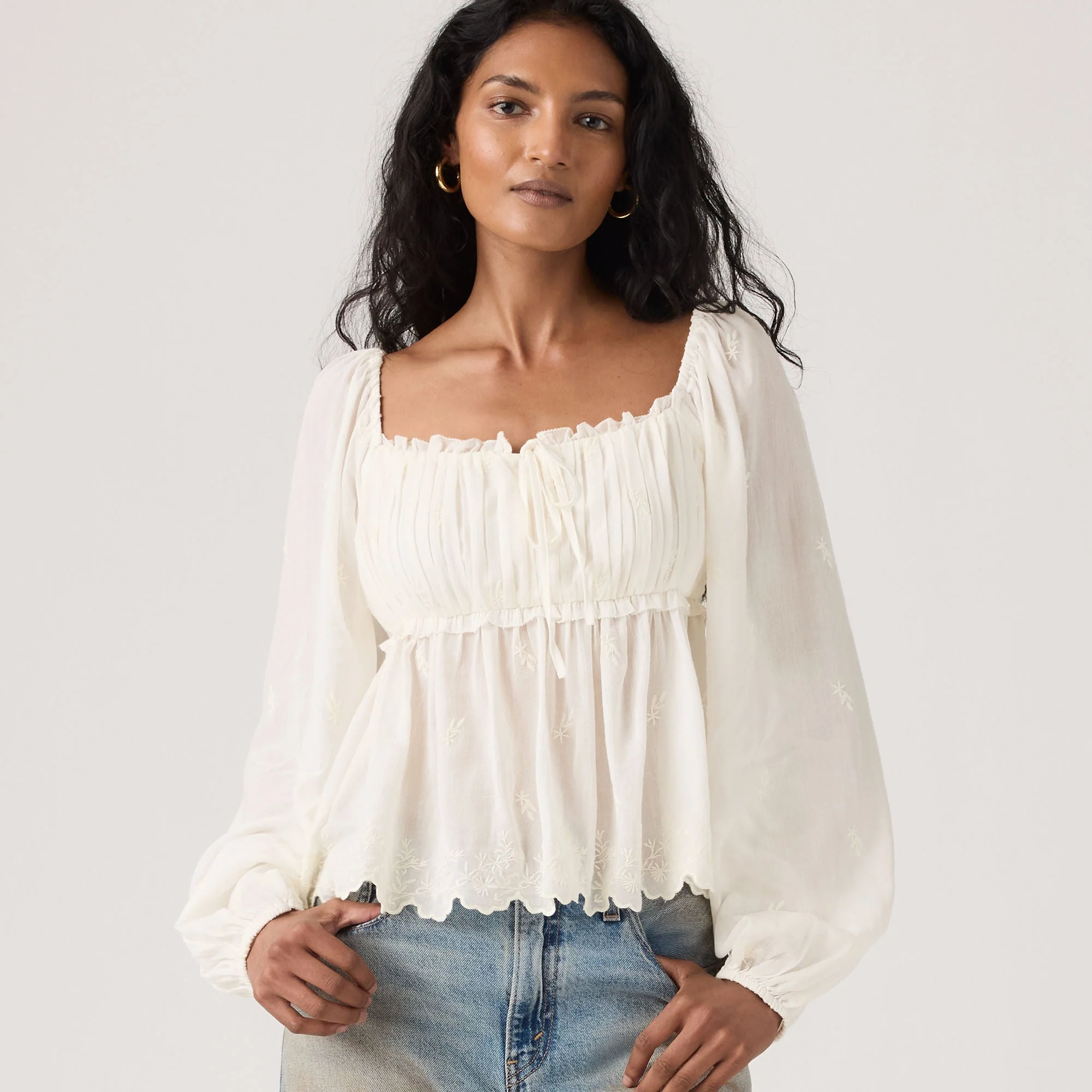 Levi's® Women's Ottie Long-Sleeve Blouse - Image 3