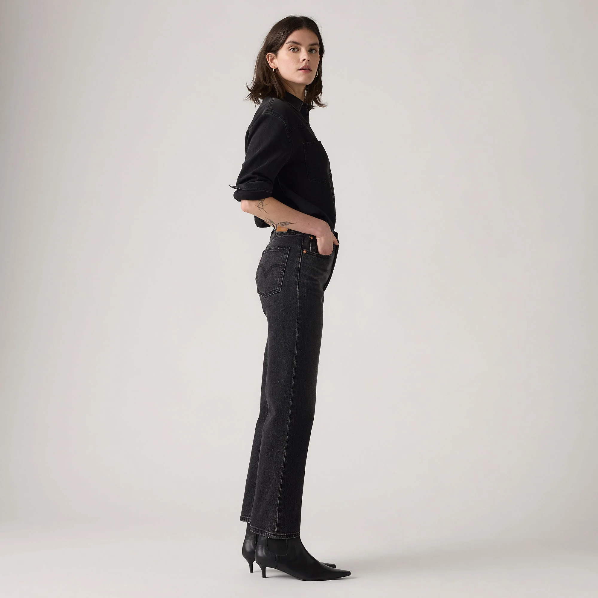 Levi'sĀ® Women's Ribcage Straight Ankle Jeans - Image 3