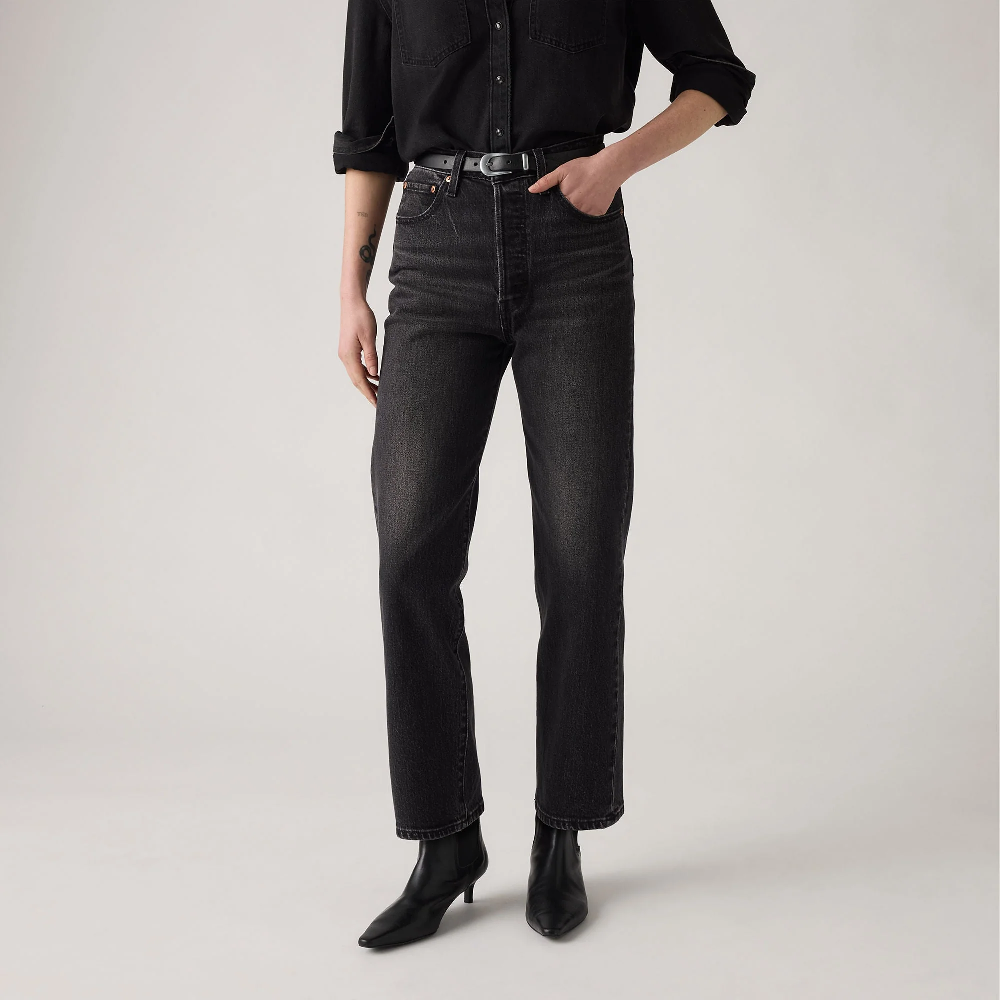 Levi'sĀ® Women's Ribcage Straight Ankle Jeans - Image 5