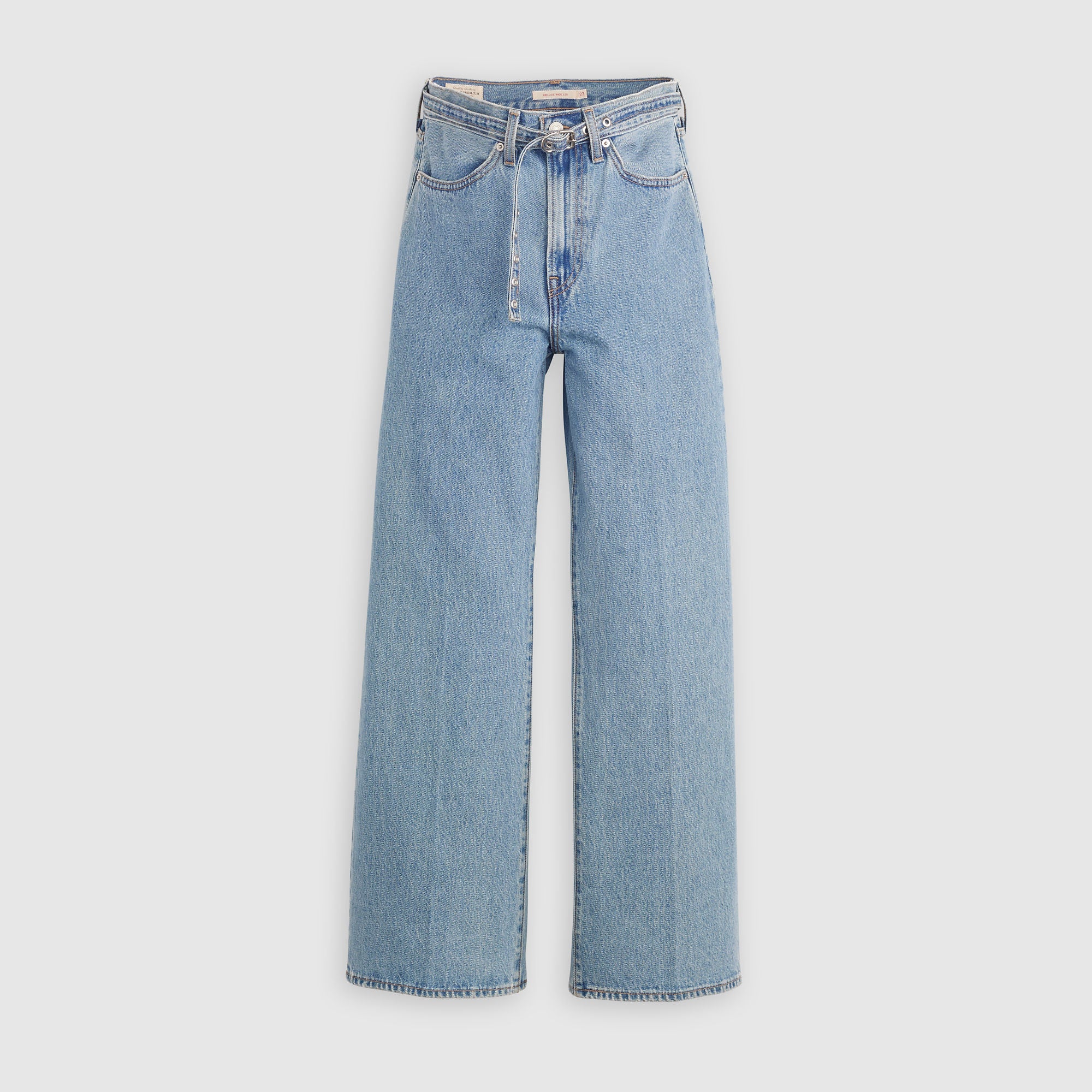 Levi'sĀ® Women's Ribcage Wide-Leg Belted Jeans - Image 6