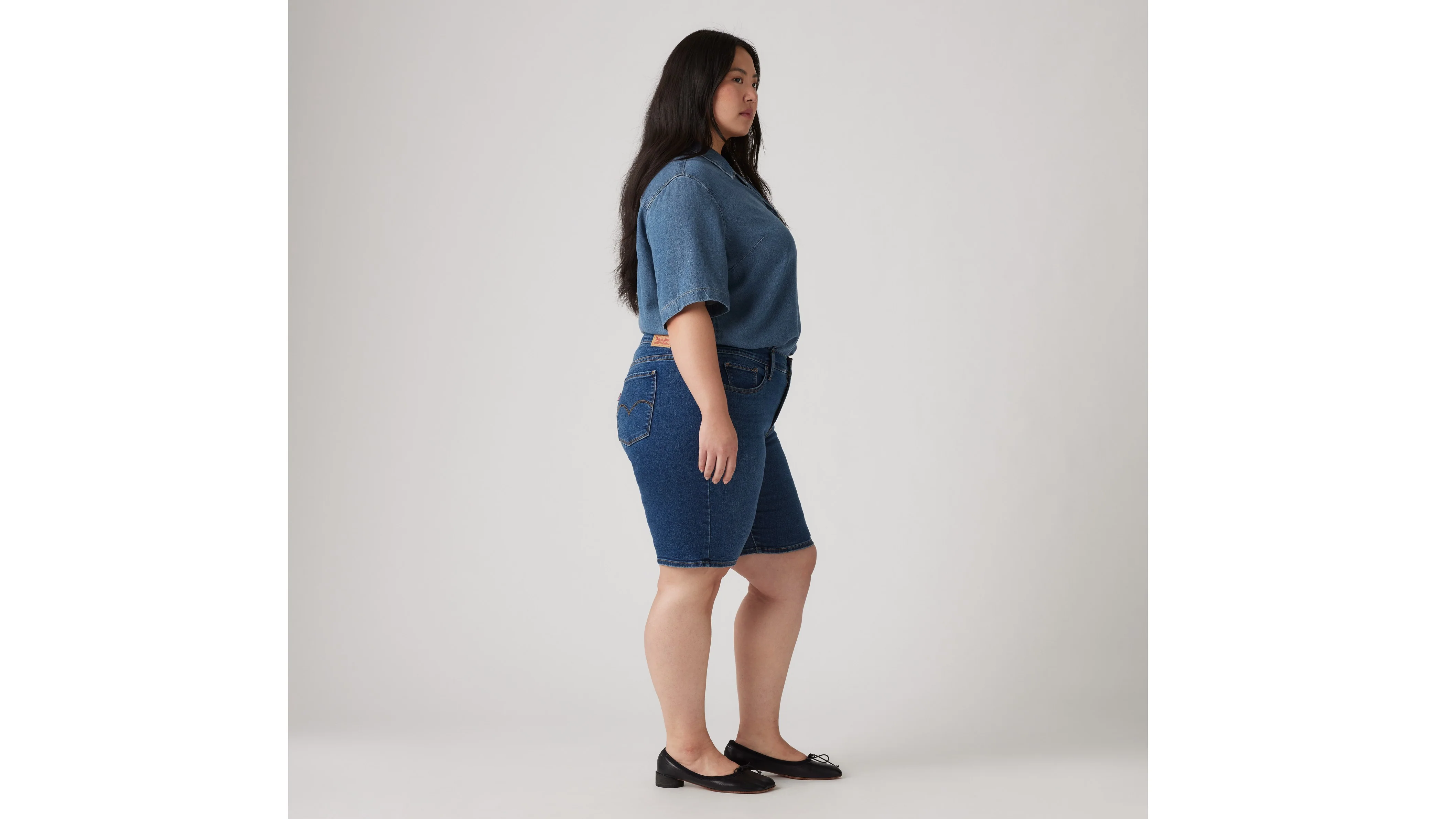 Levi's® Women's Shaping Bermuda Shorts (Plus Size) - Image 3