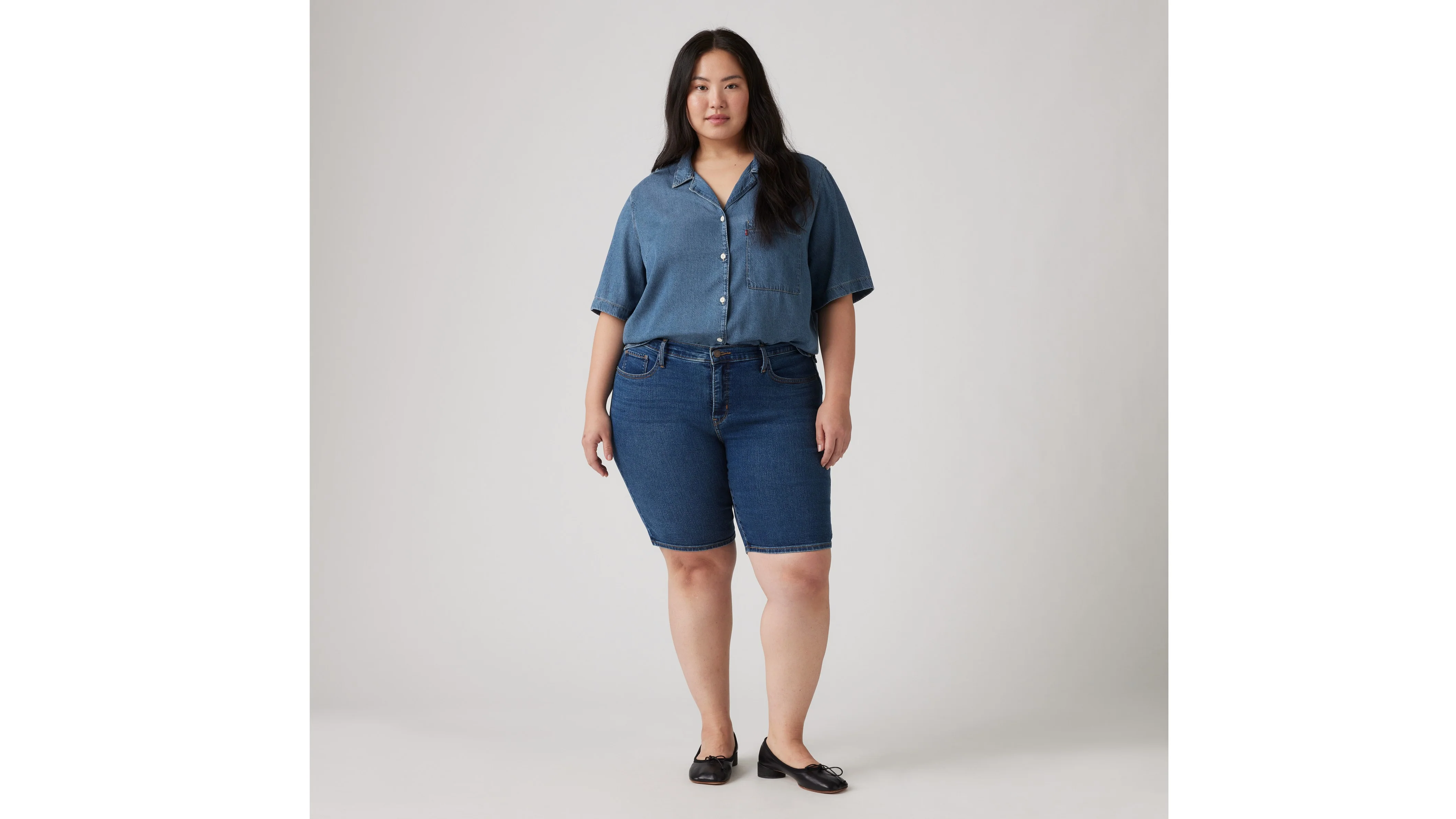 Levi's® Women's Shaping Bermuda Shorts (Plus Size) - Image 4