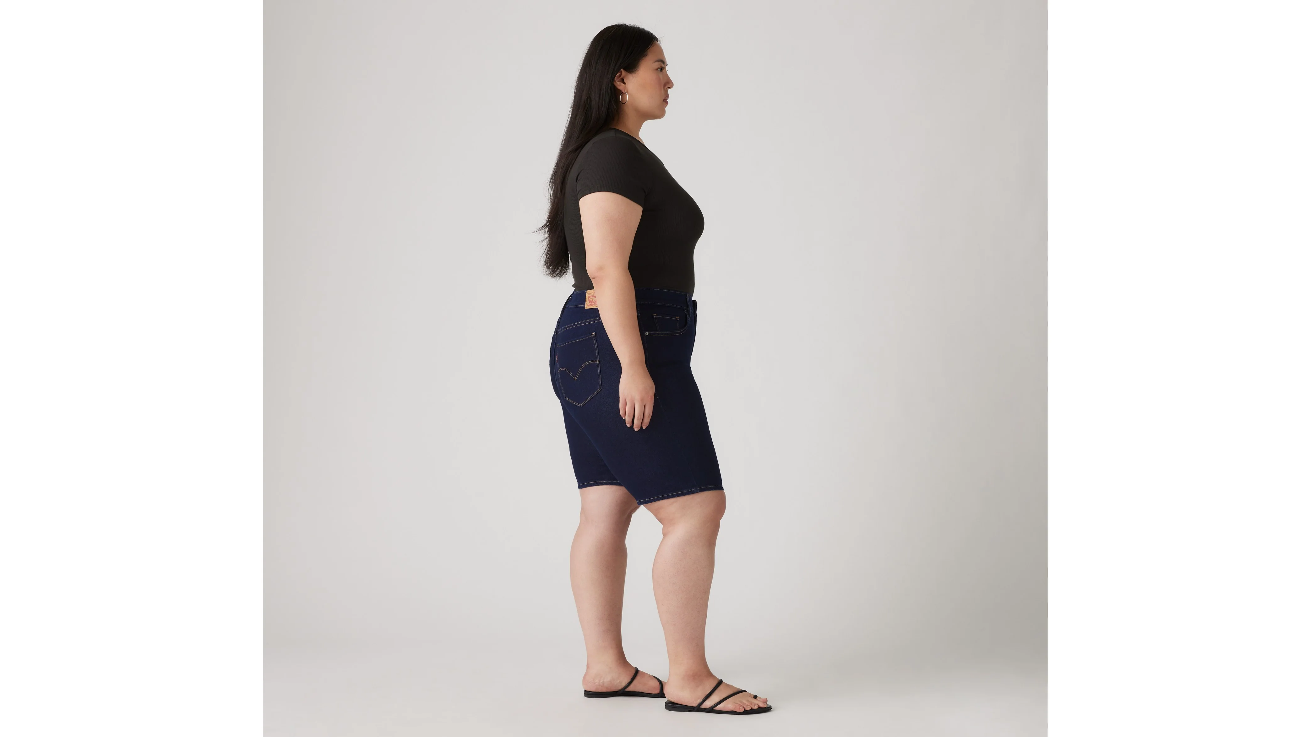 Levi's® Women's Shaping Bermuda Shorts (Plus Size) - Image 3