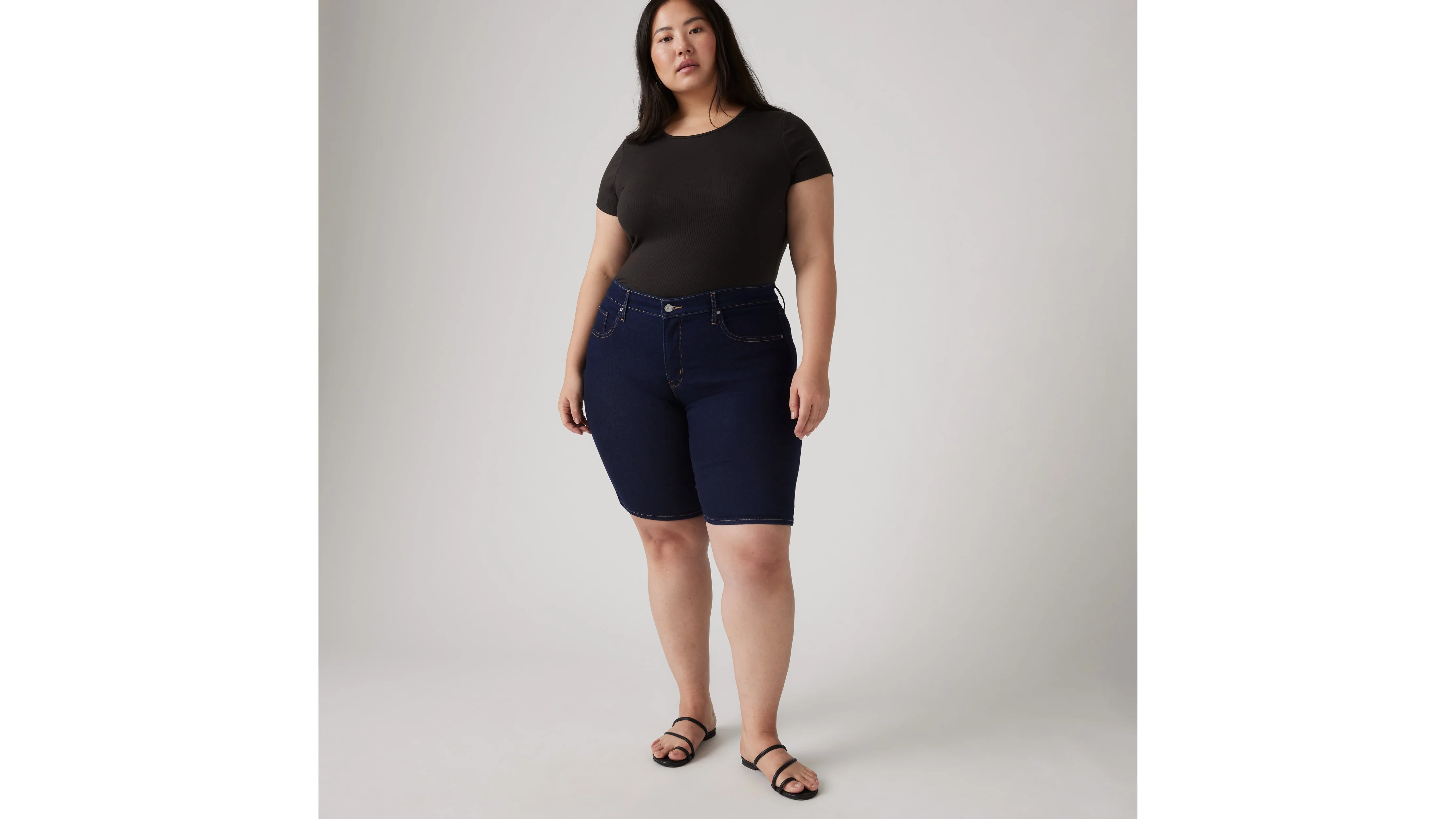 Levi's® Women's Shaping Bermuda Shorts (Plus Size) - Image 4