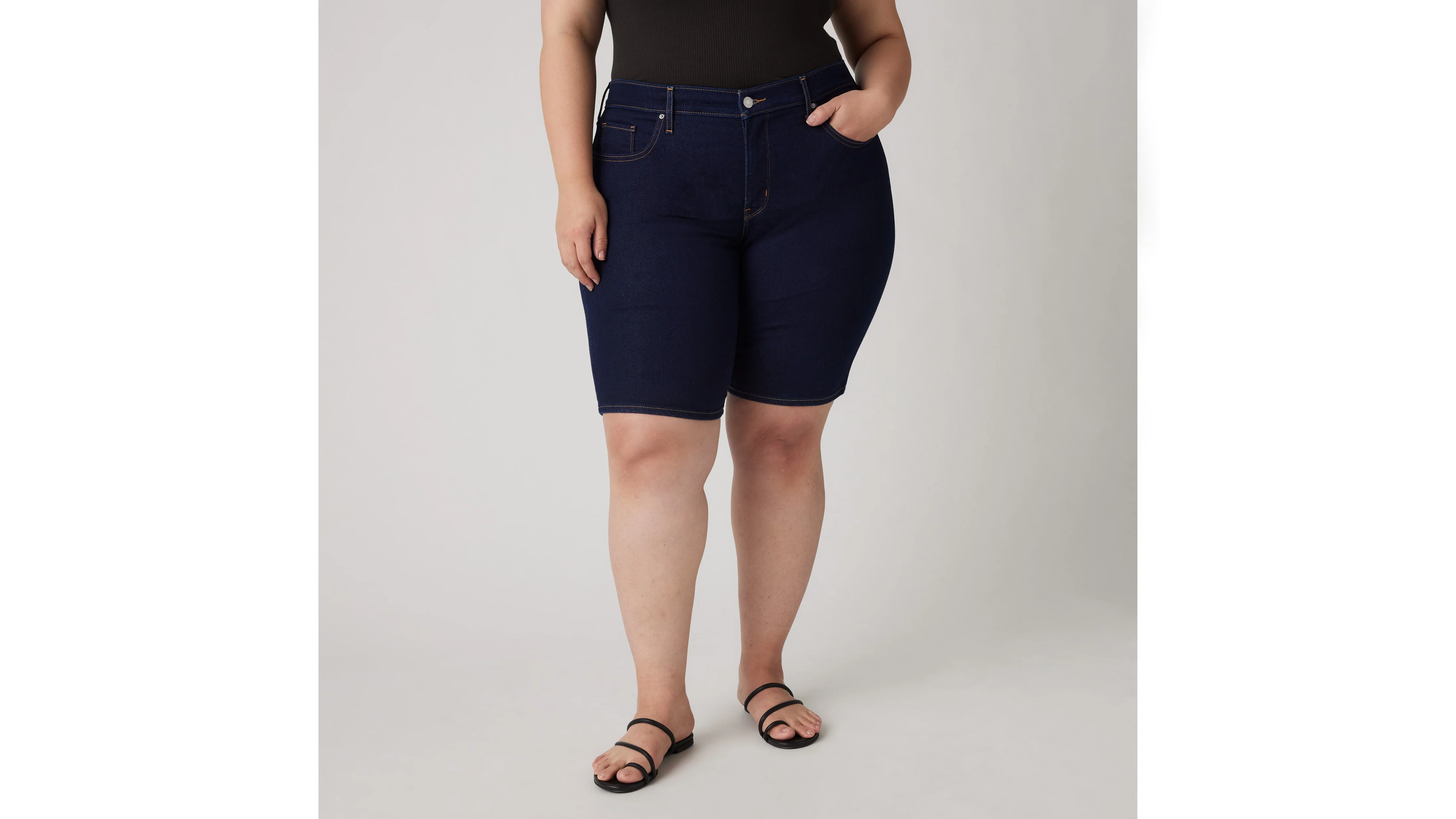 Levi's® Women's Shaping Bermuda Shorts (Plus Size) - Image 5