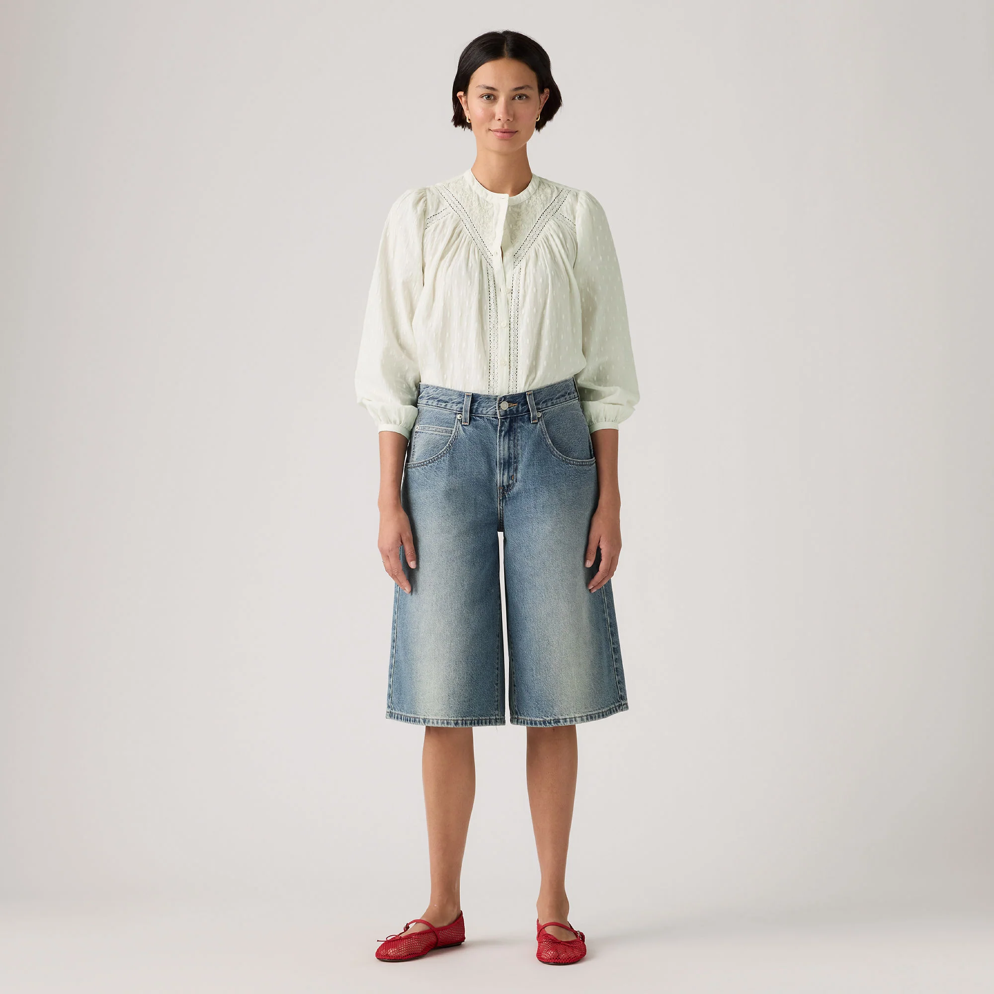 Levi's® Women's Super Baggy Jorts - Image 2