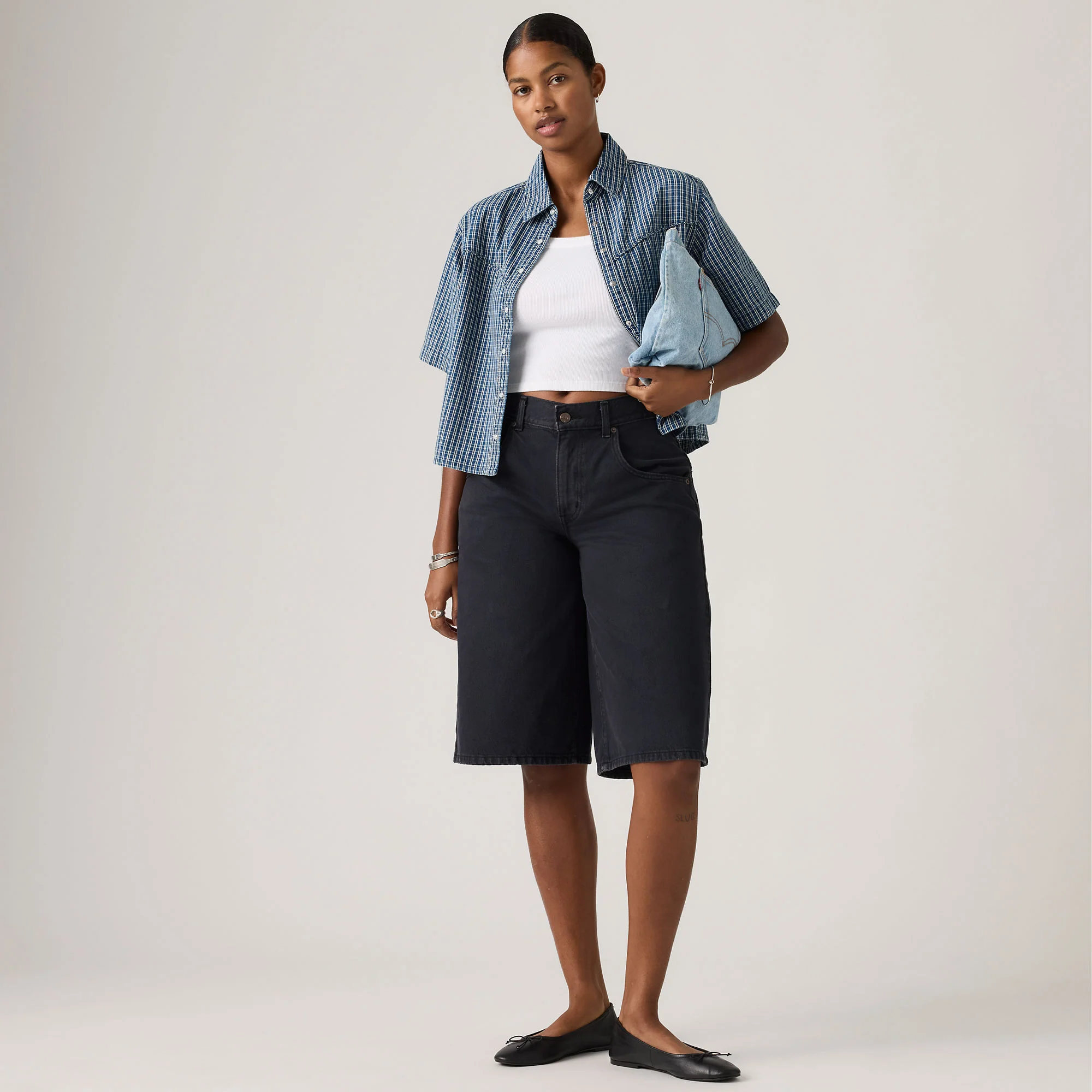 Levi's® Women's Super Baggy Jorts - Image 4