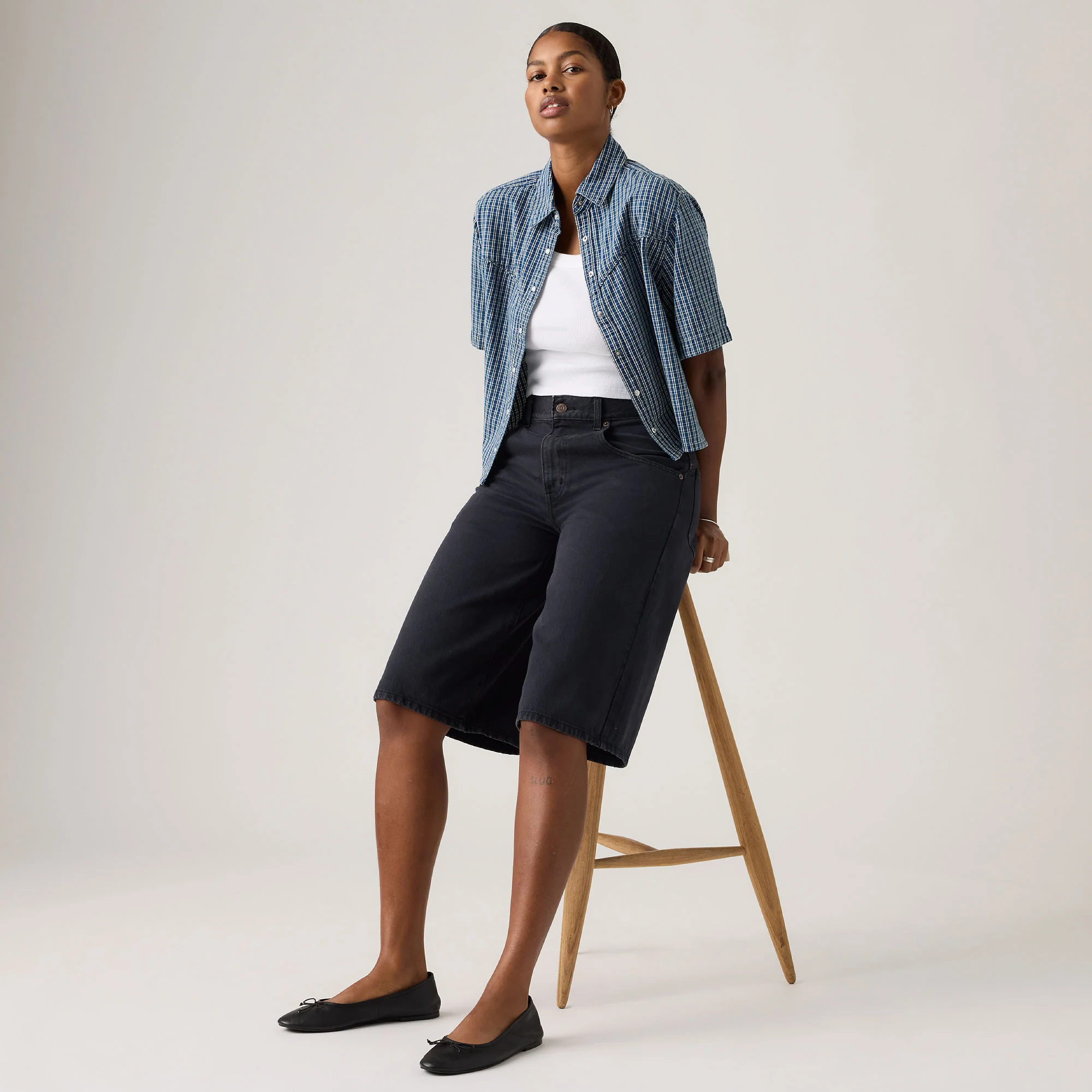 Levi's® Women's Super Baggy Jorts - Image 5