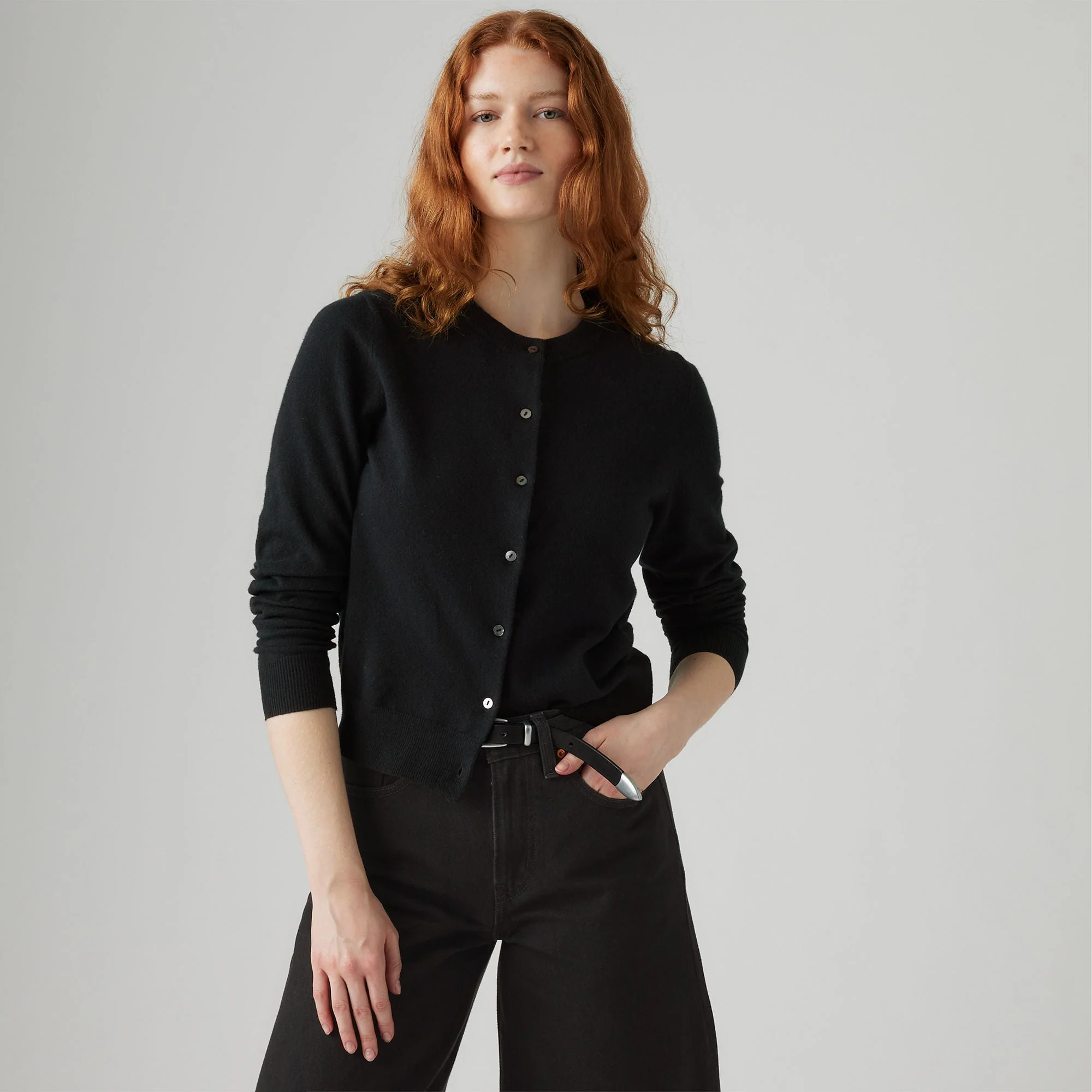 Levi's® Women's Supersoft Crewneck Cardigan - Image 3