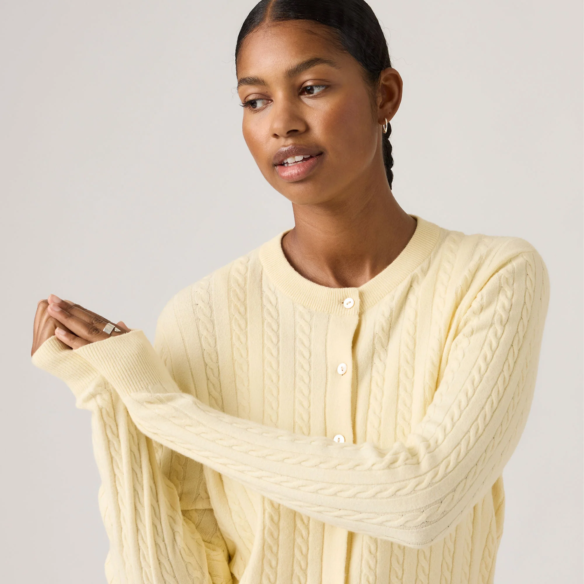 Levi's® Women's Supersoft Crewneck Cardigan - Image 4