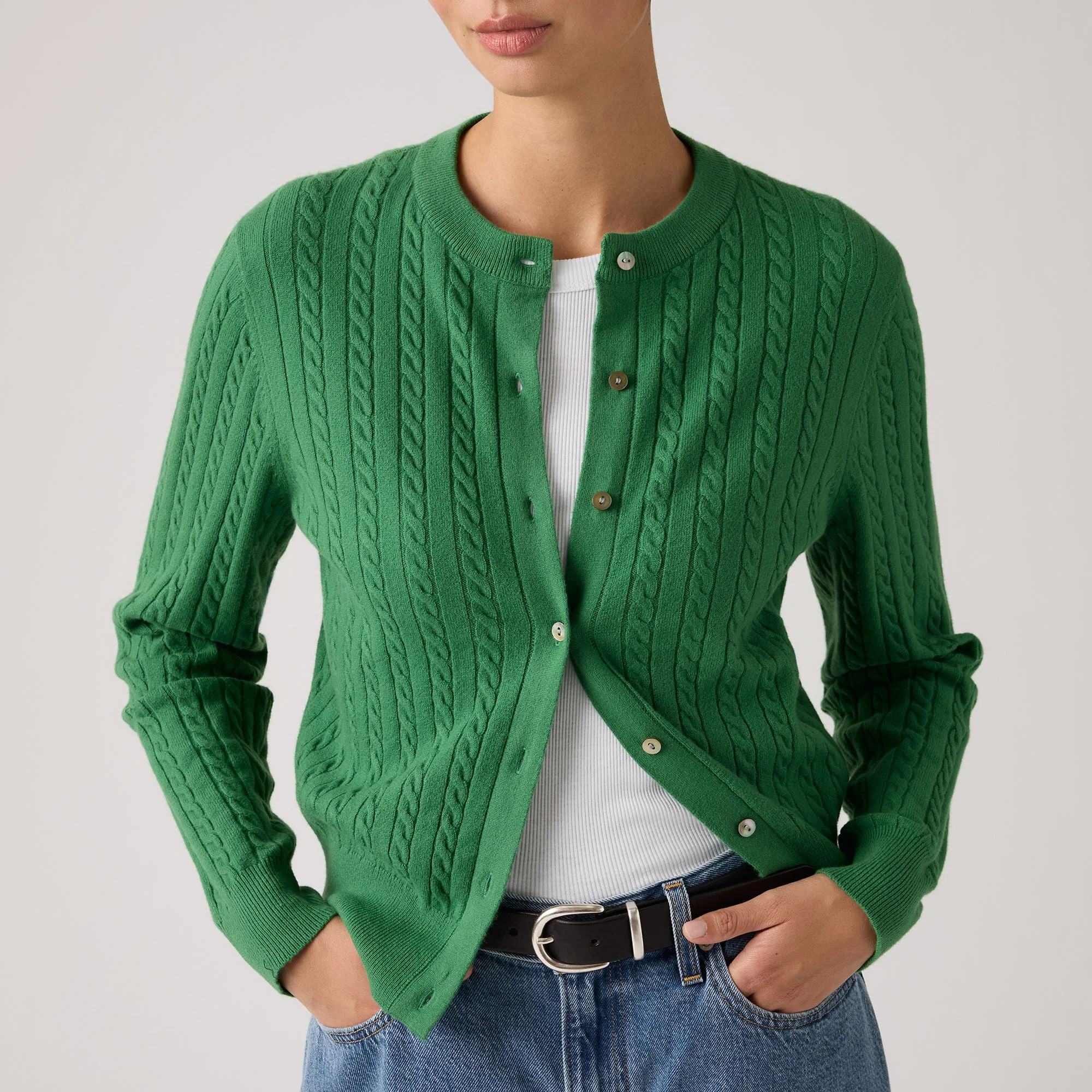 Levi's® Women's Supersoft Crewneck Cardigan - Image 4