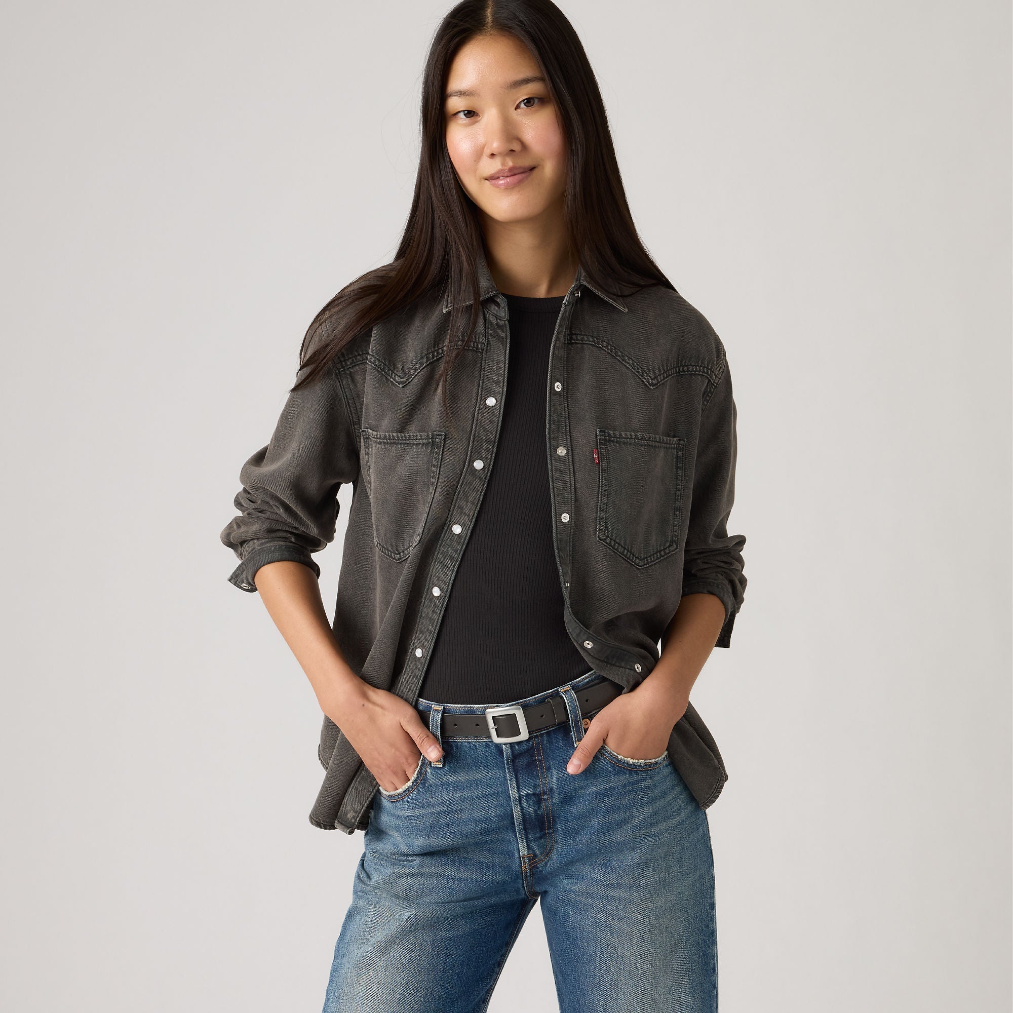Levi's® Women's Teodora Western Shirt - Image 3